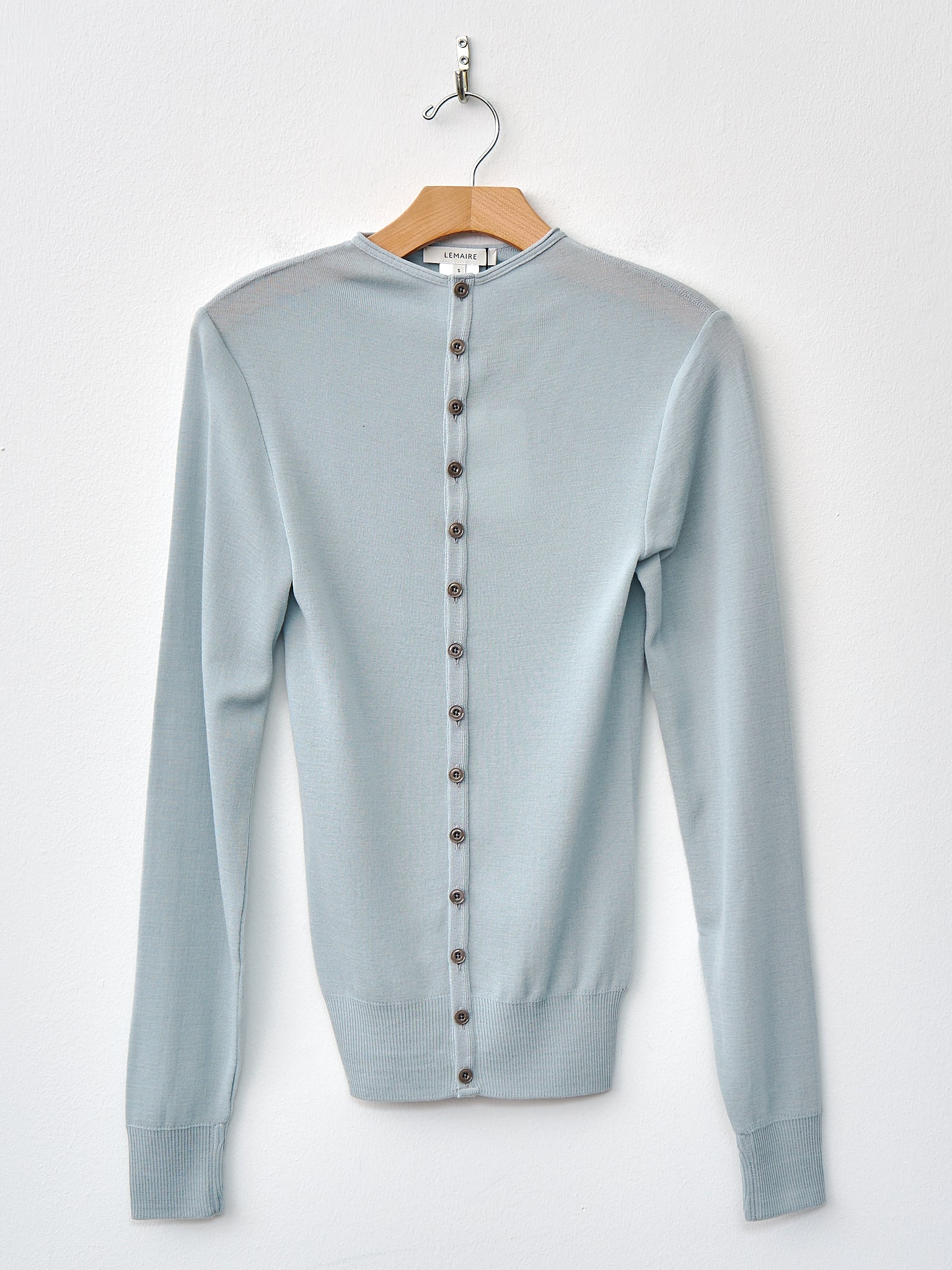 Namu Shop - Lemaire Fitted Seamless Cardigan - Cloud Blue