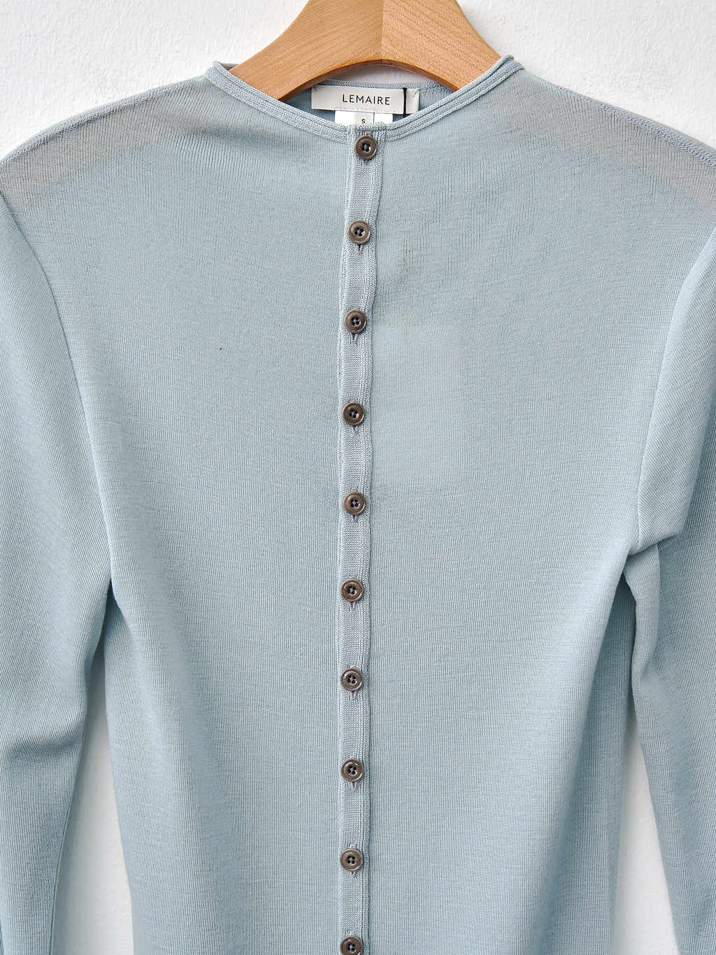 Namu Shop - Lemaire Fitted Seamless Cardigan - Cloud Blue