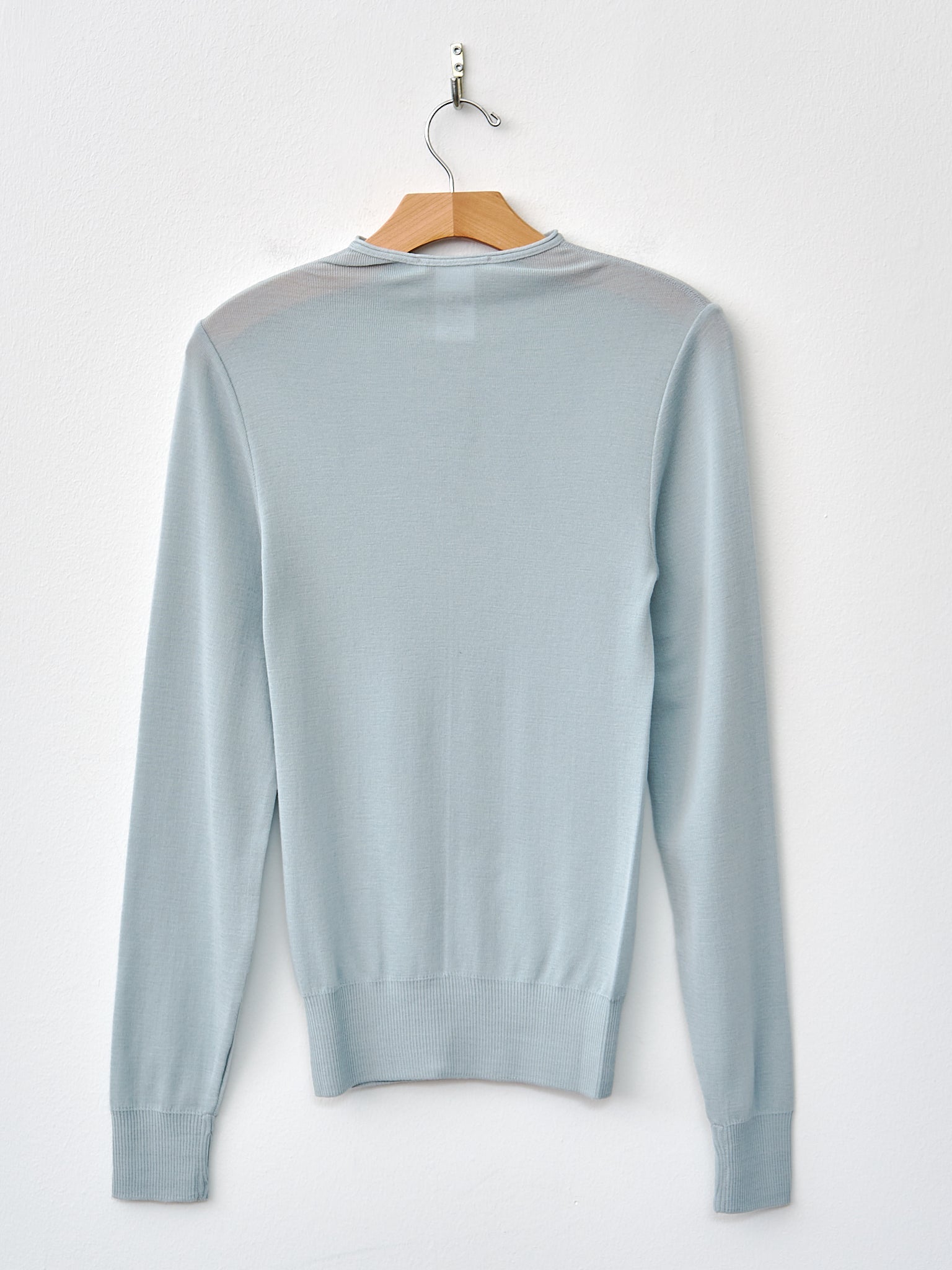 Namu Shop - Lemaire Fitted Seamless Cardigan - Cloud Blue