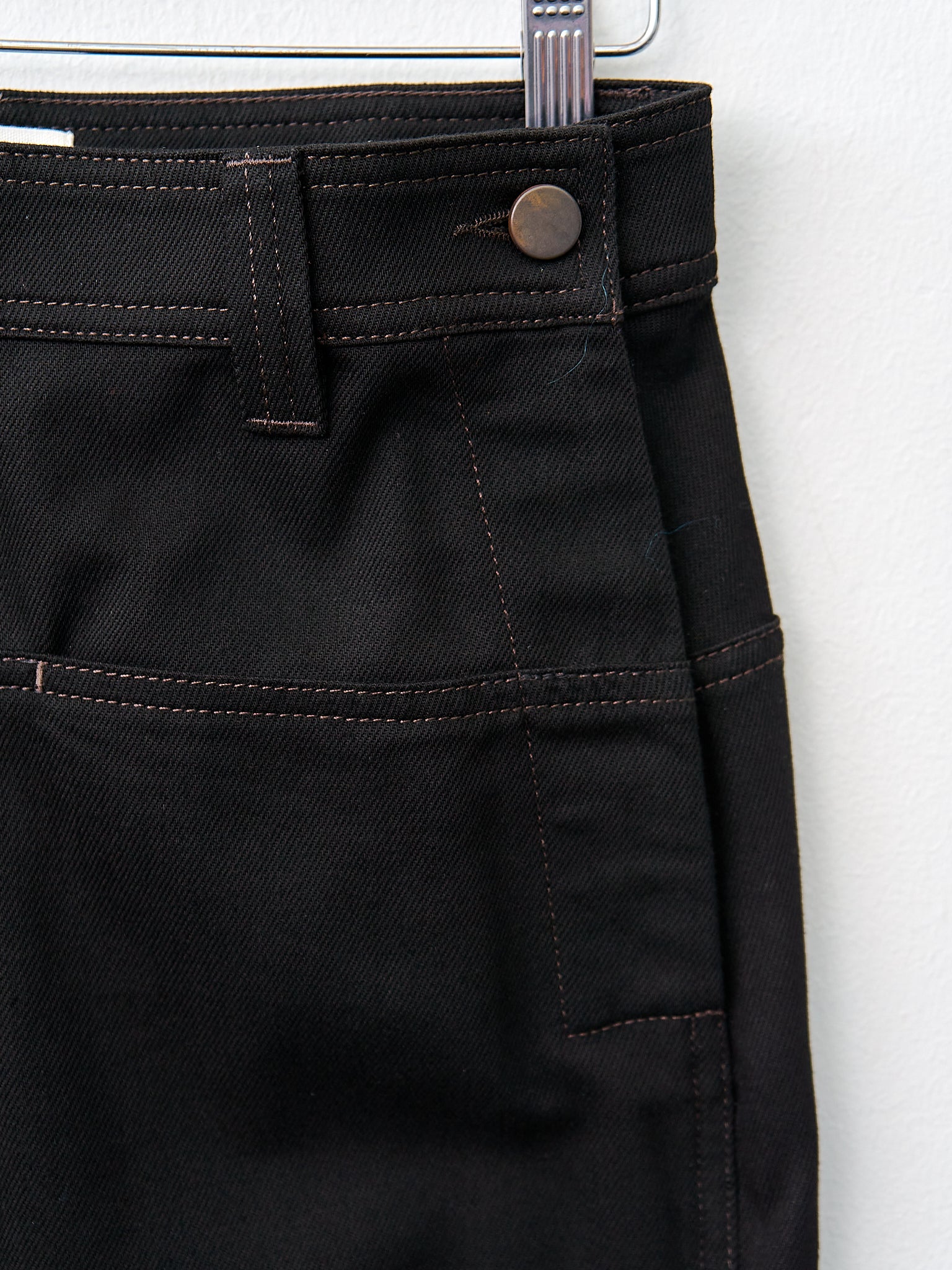 Namu Shop - Lemaire Straight Denim Skirt - Black