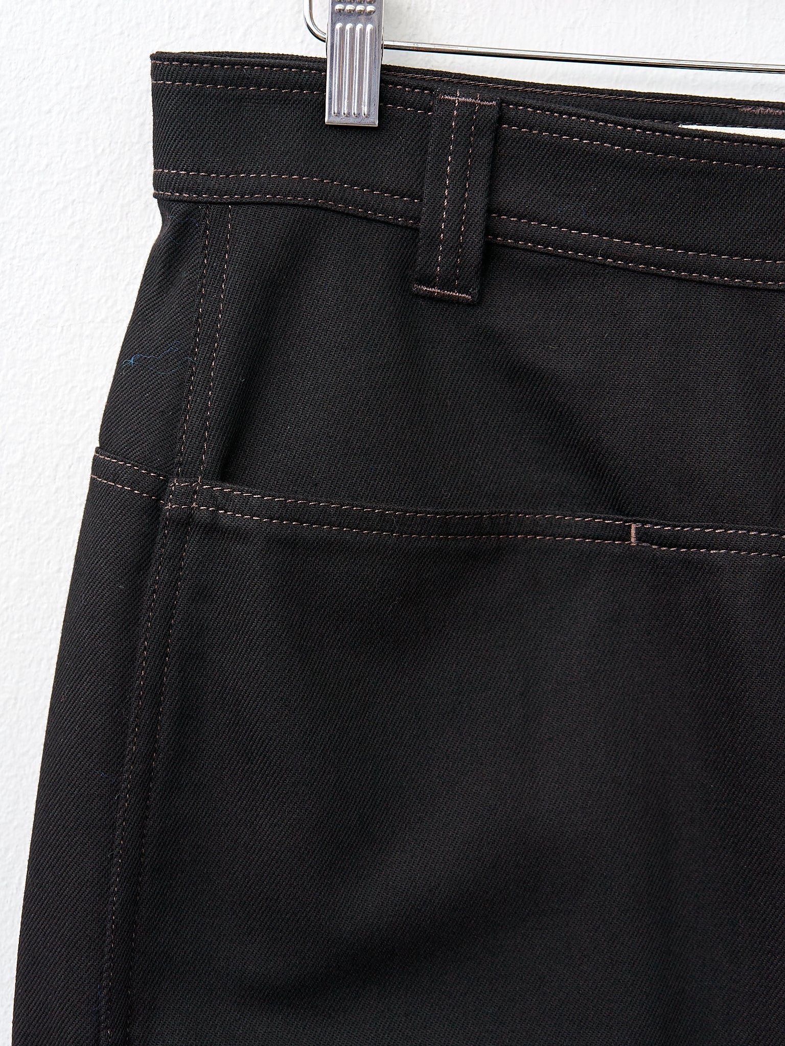 Namu Shop - Lemaire Straight Denim Skirt - Black