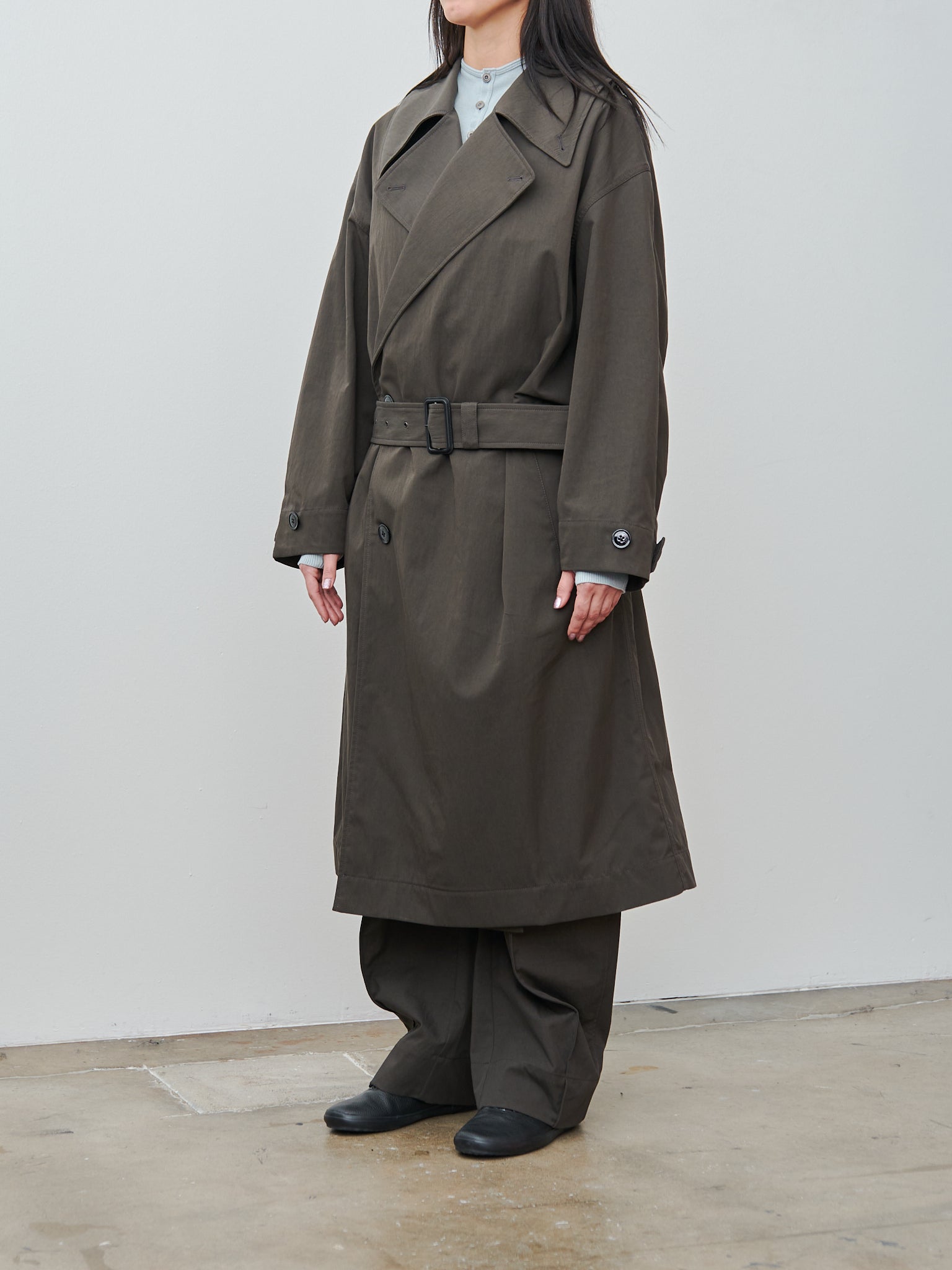 Namu Shop - Lemaire Tibetan Trench - Dark Coffee