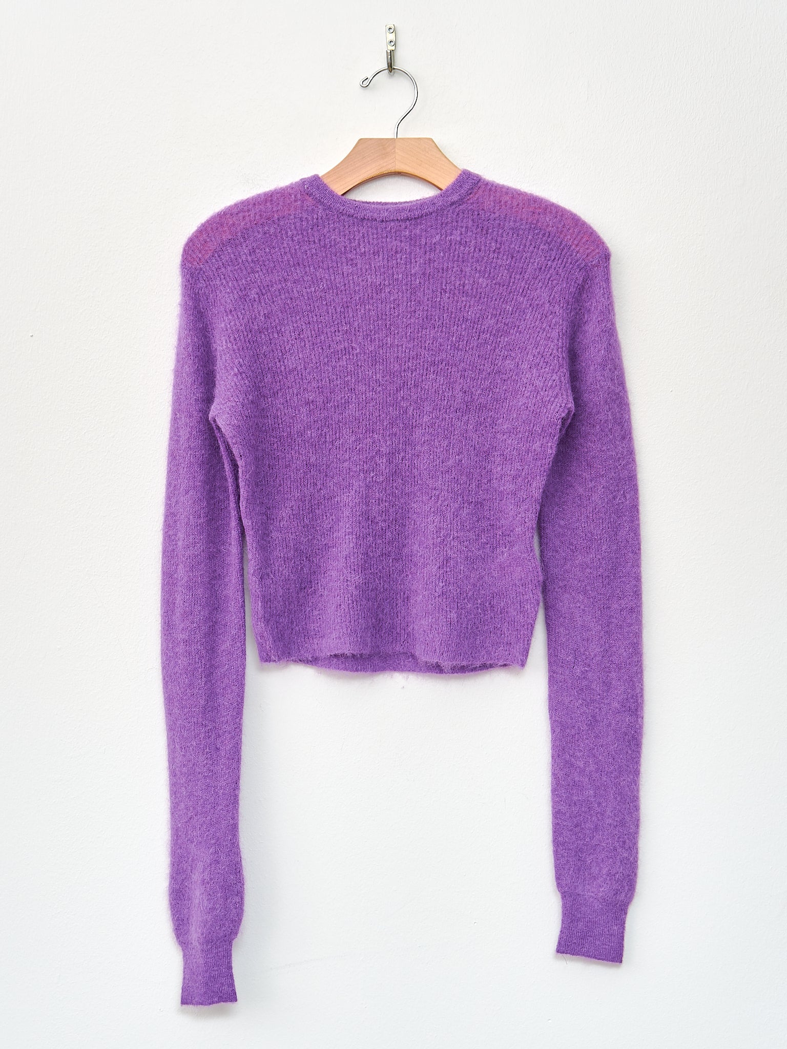 Namu Shop - Auralee Baby Suri Alpaca Sheer Knit P/O - Purple