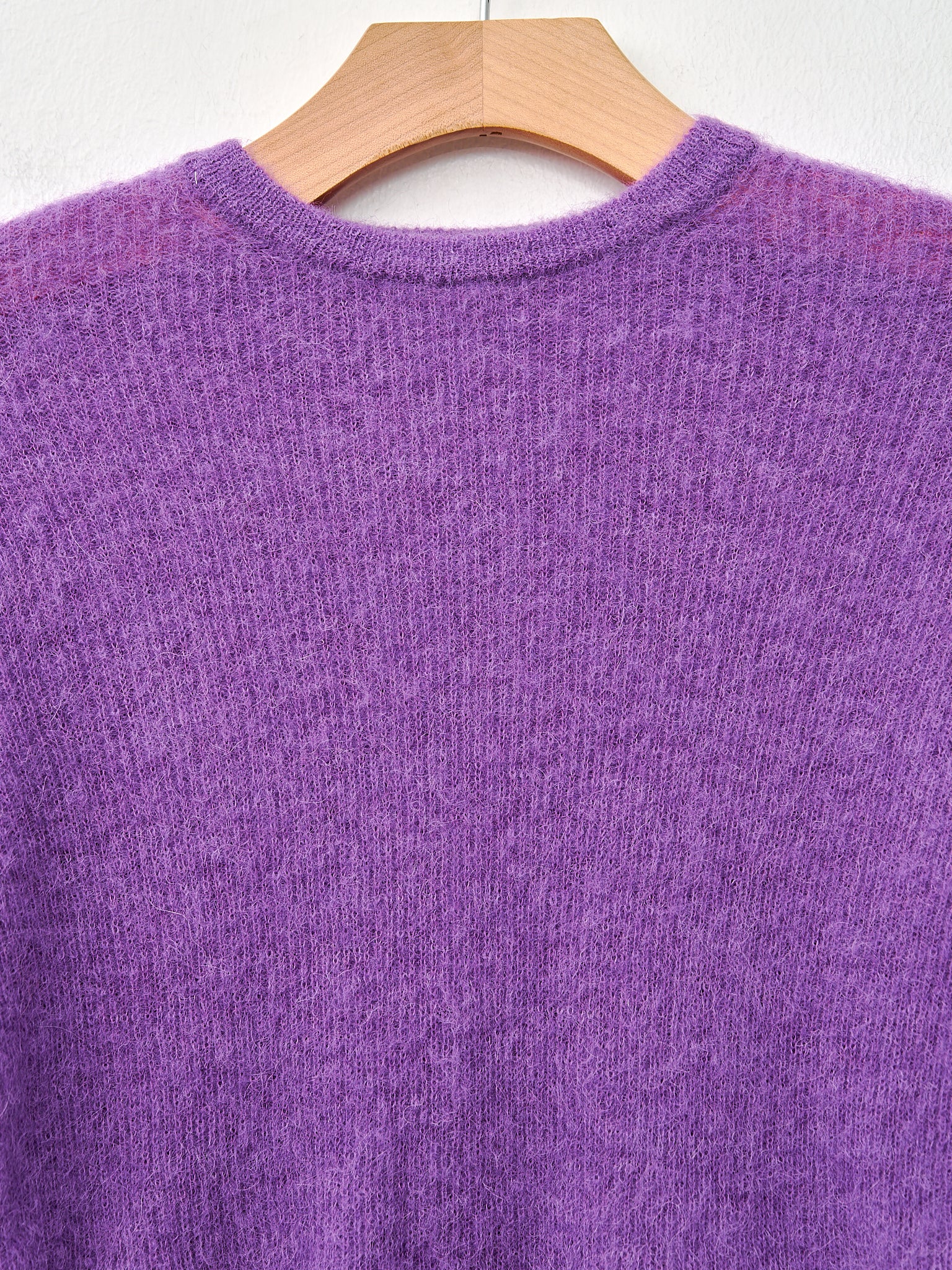 Namu Shop - Auralee Baby Suri Alpaca Sheer Knit P/O - Purple