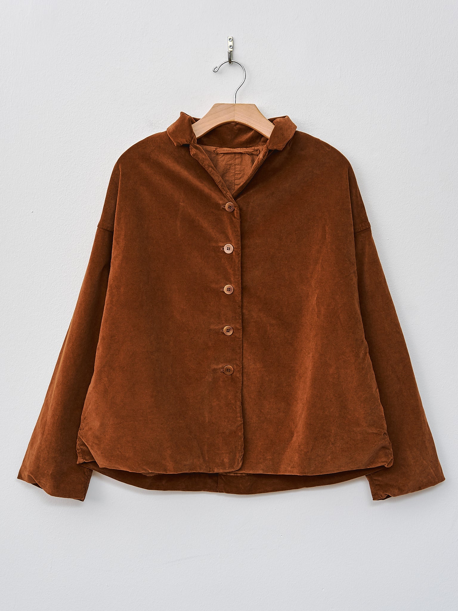 Namu Shop - Album di Famiglia Velvet Loose Blazer - Rust