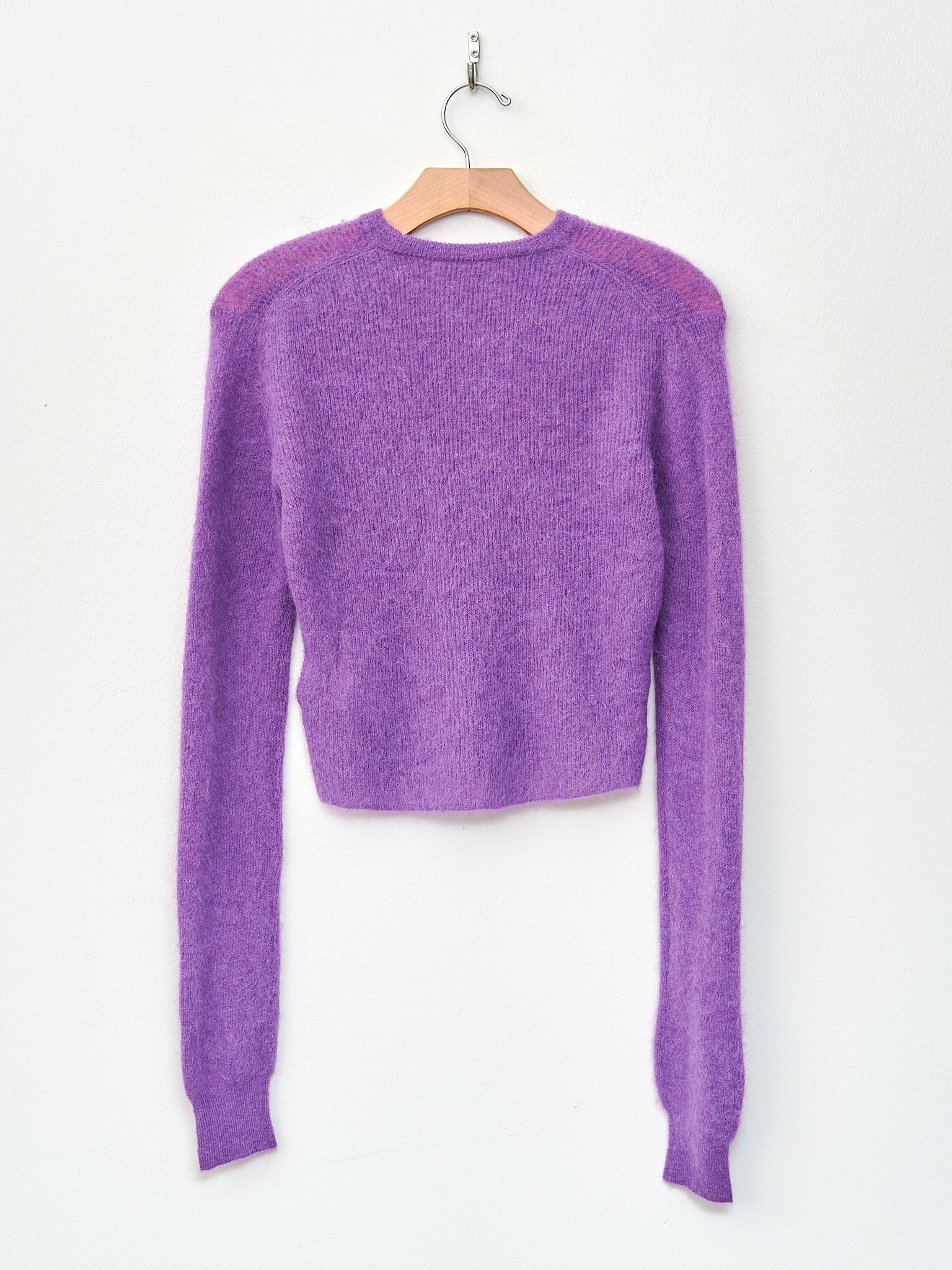 Namu Shop - Auralee Baby Suri Alpaca Sheer Knit P/O - Purple