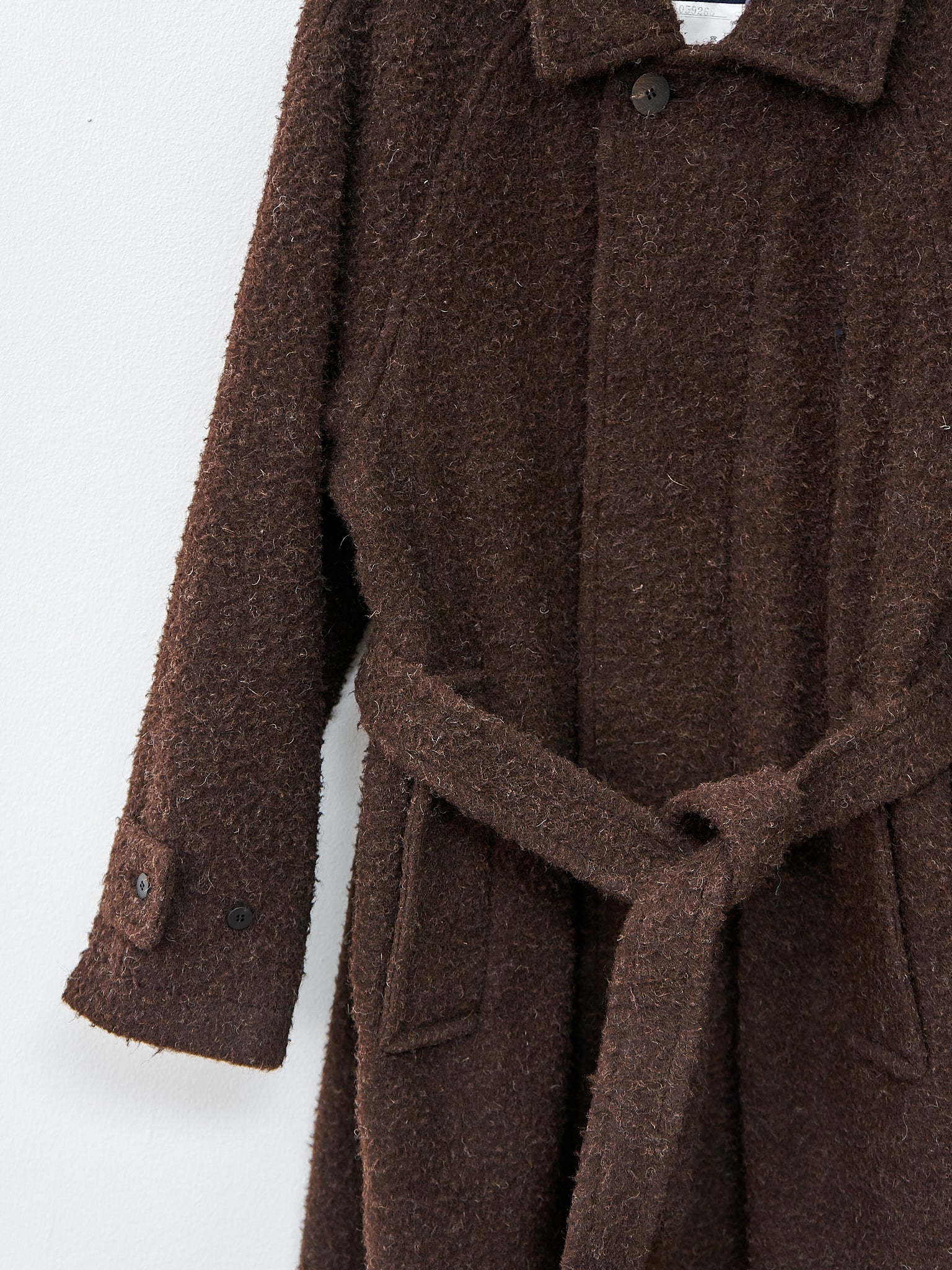 Namu Shop - Document Casentino Balmacaan Coat - Brown