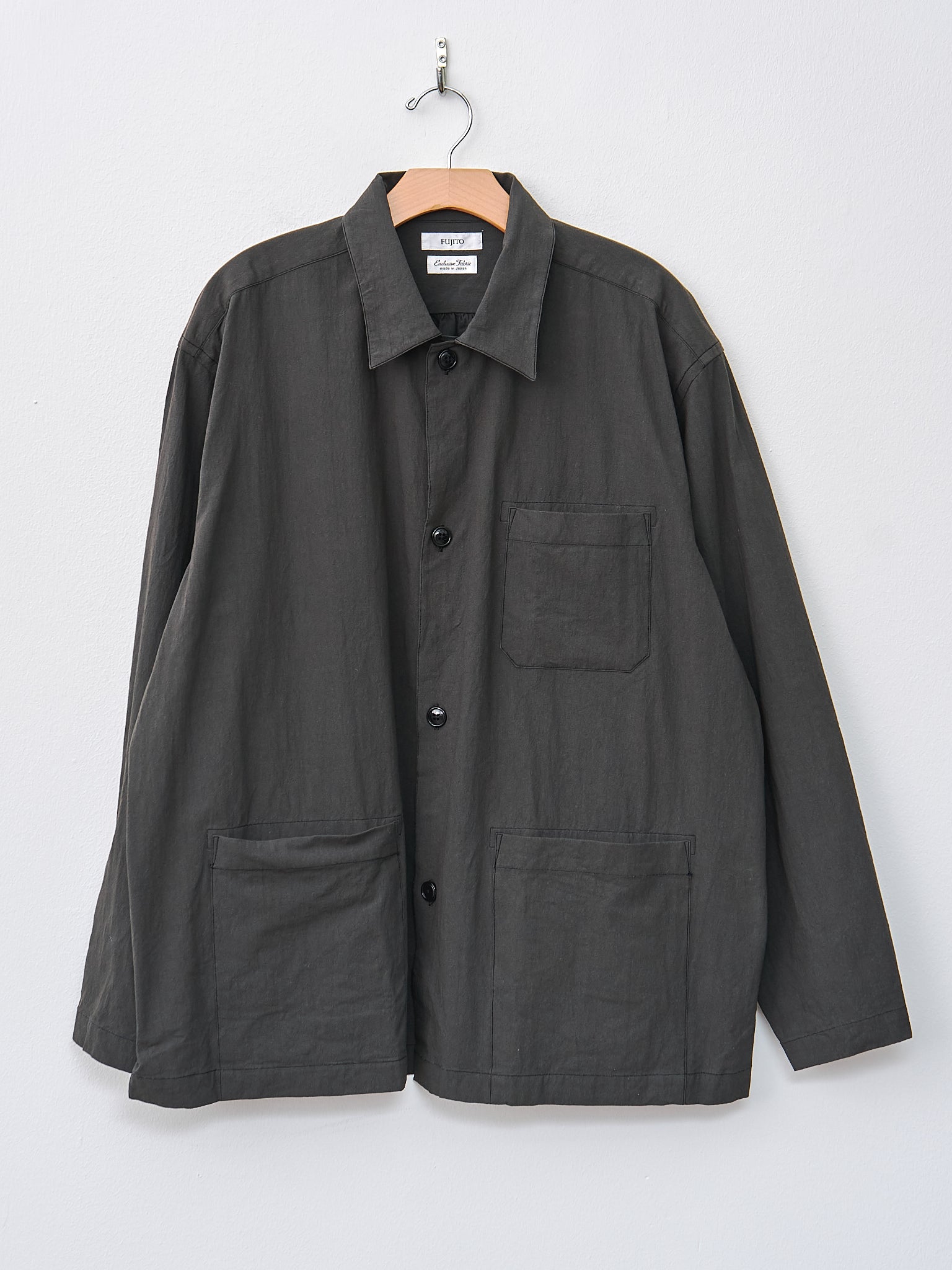 Namu Shop - Fujito Shirt Jacket - Charcoal