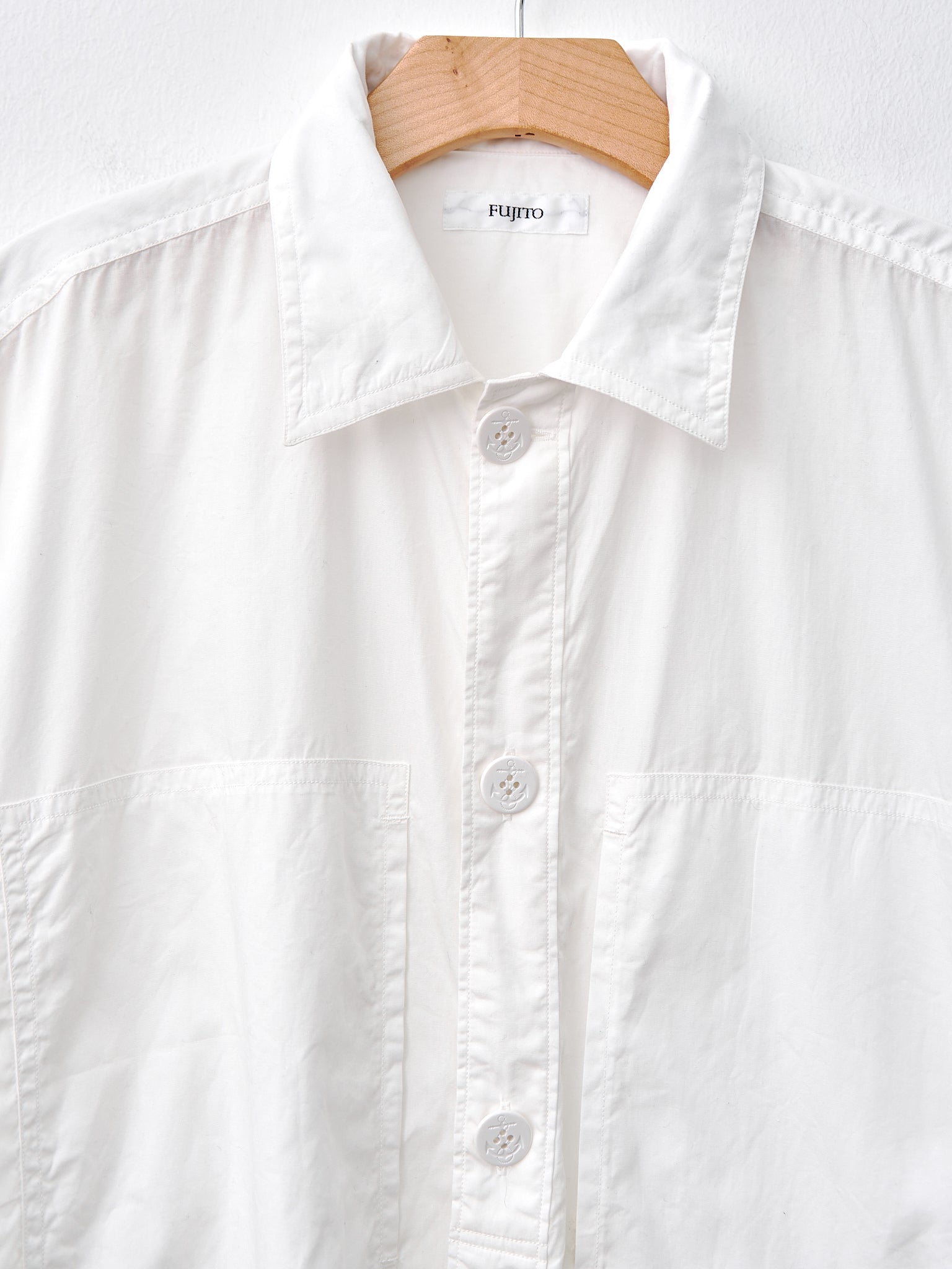 Namu Shop - Fujito Army Shirt - White