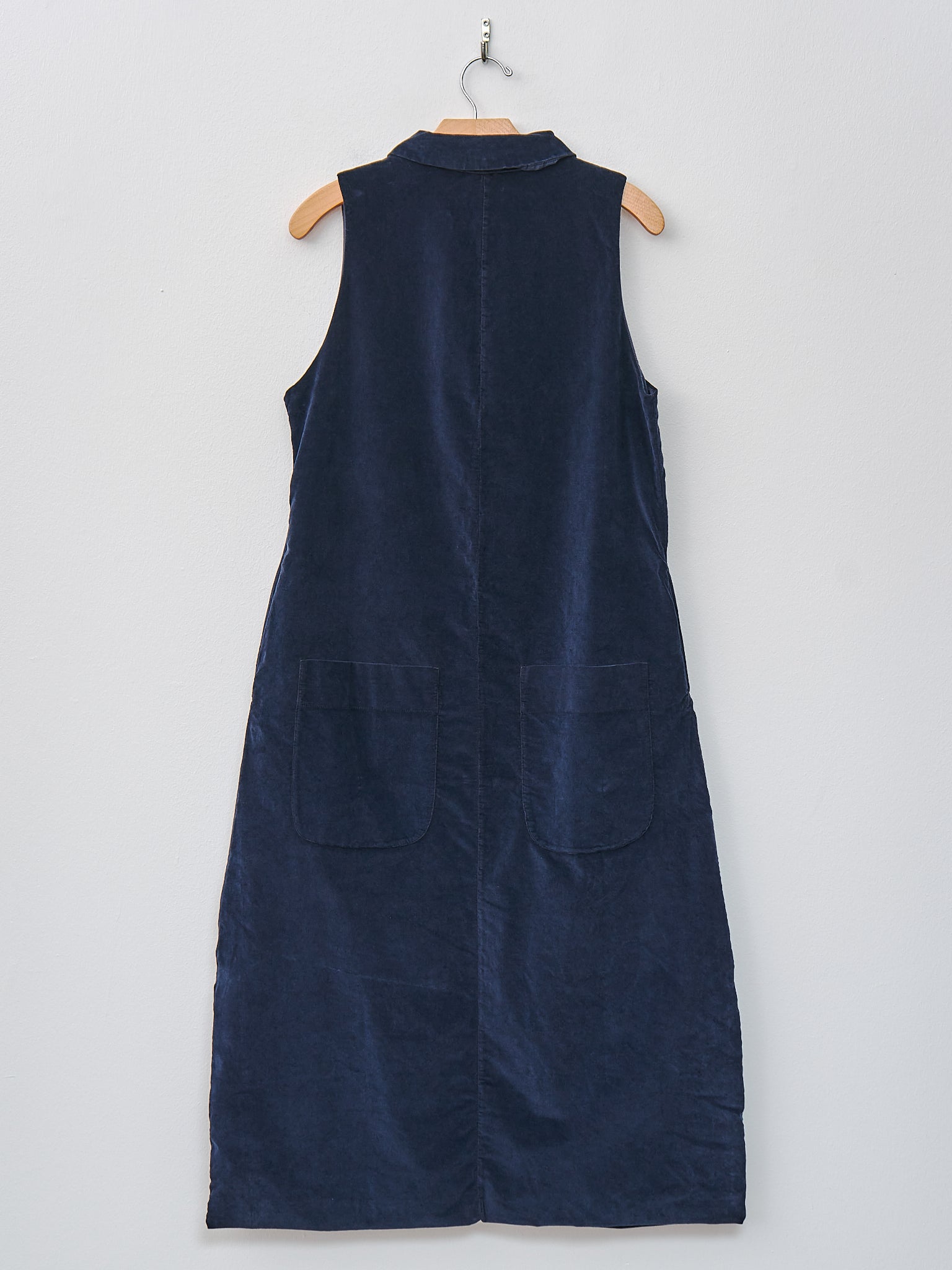 Namu Shop - Album di Famiglia Velvet Long Sleeveless Dress - Ink