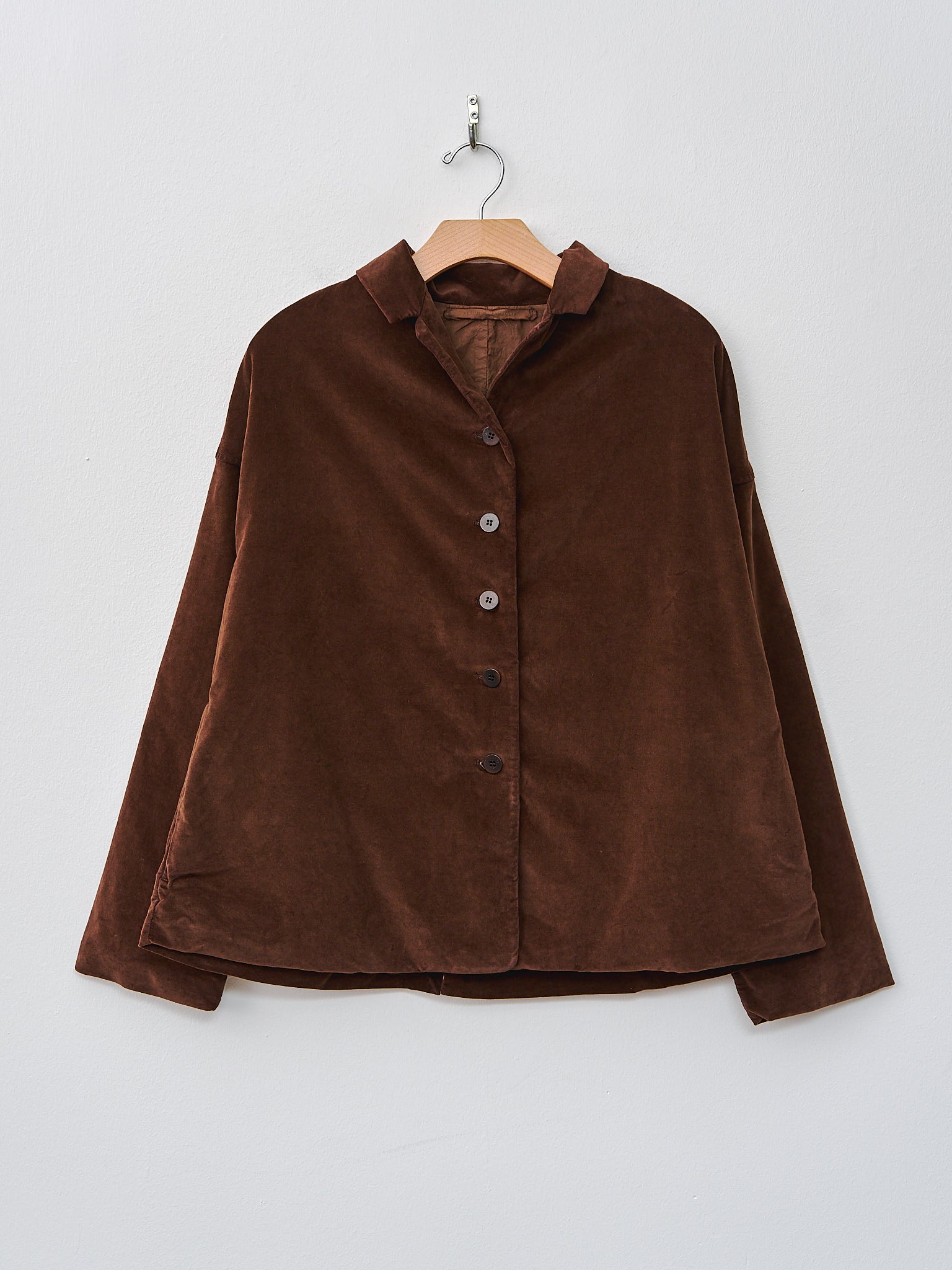 Namu Shop - Album di Famiglia Velvet Loose Blazer - Coffee