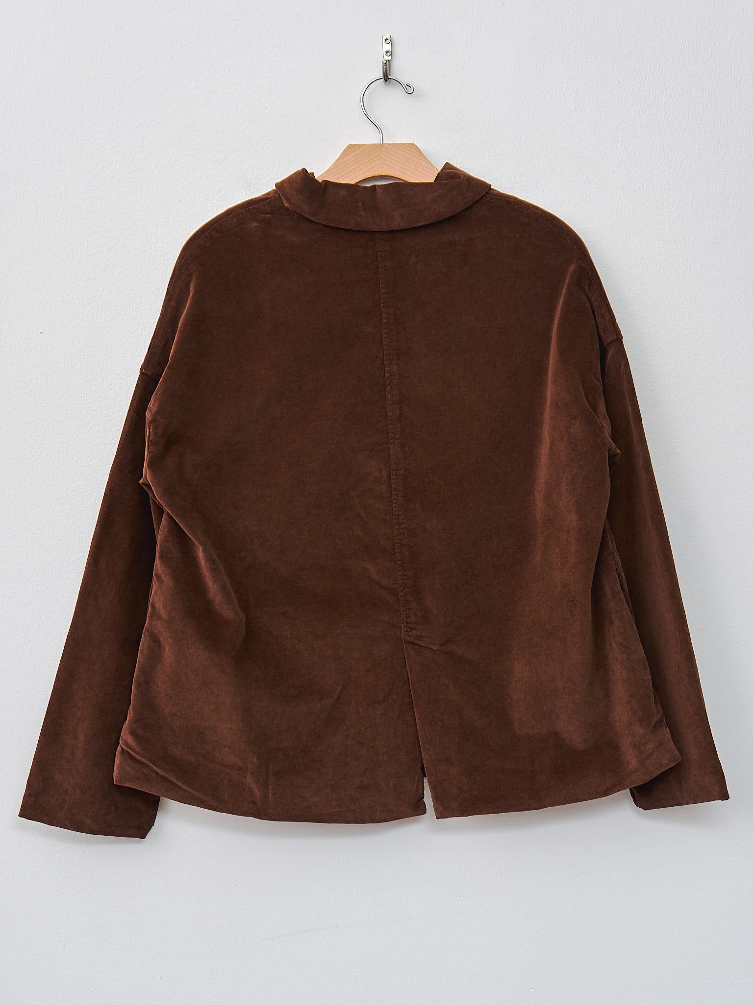 Namu Shop - Album di Famiglia Velvet Loose Blazer - Coffee