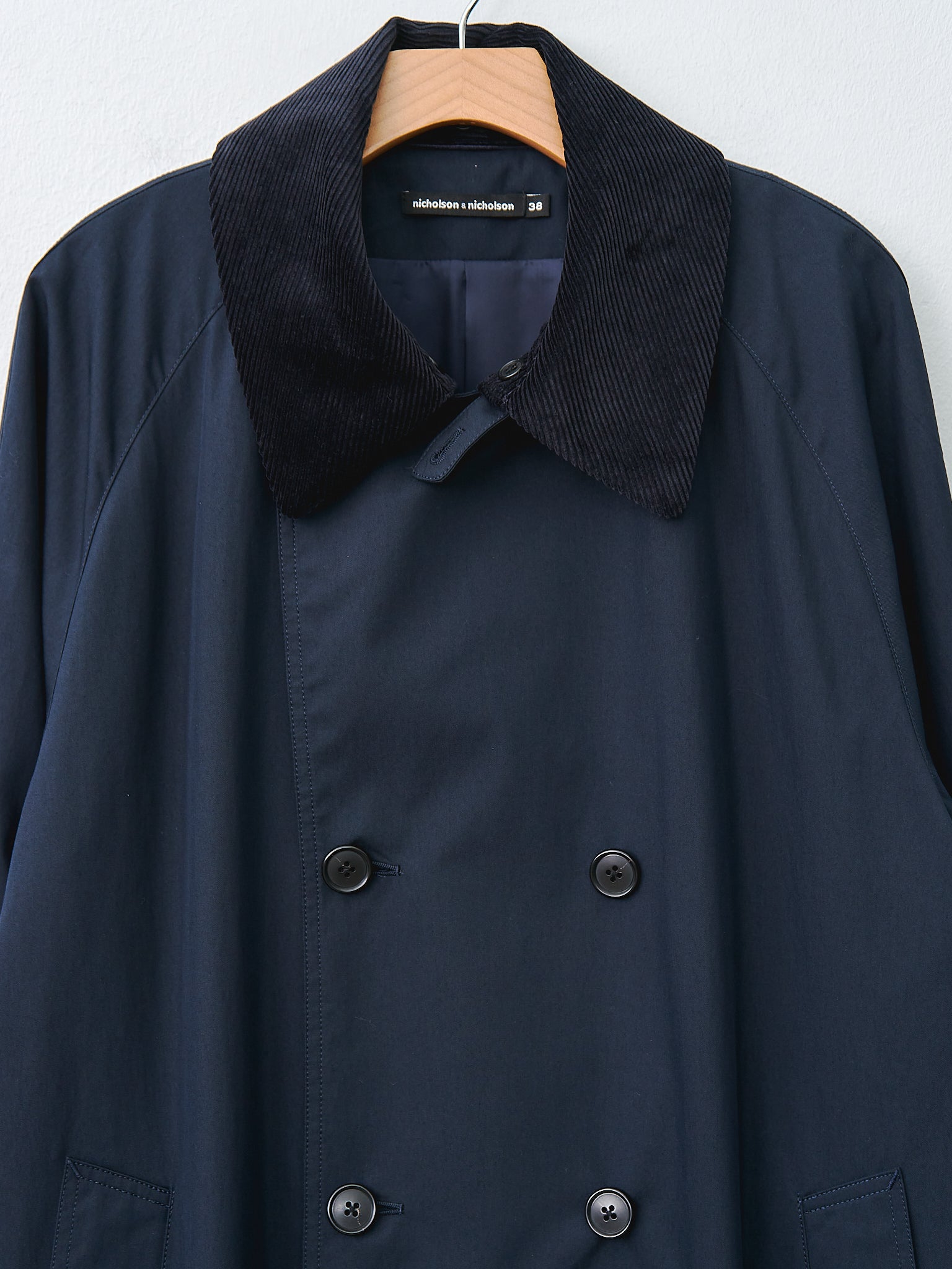 Namu Shop - Nicholson & Nicholson Gentle Coat - Navy/Navy