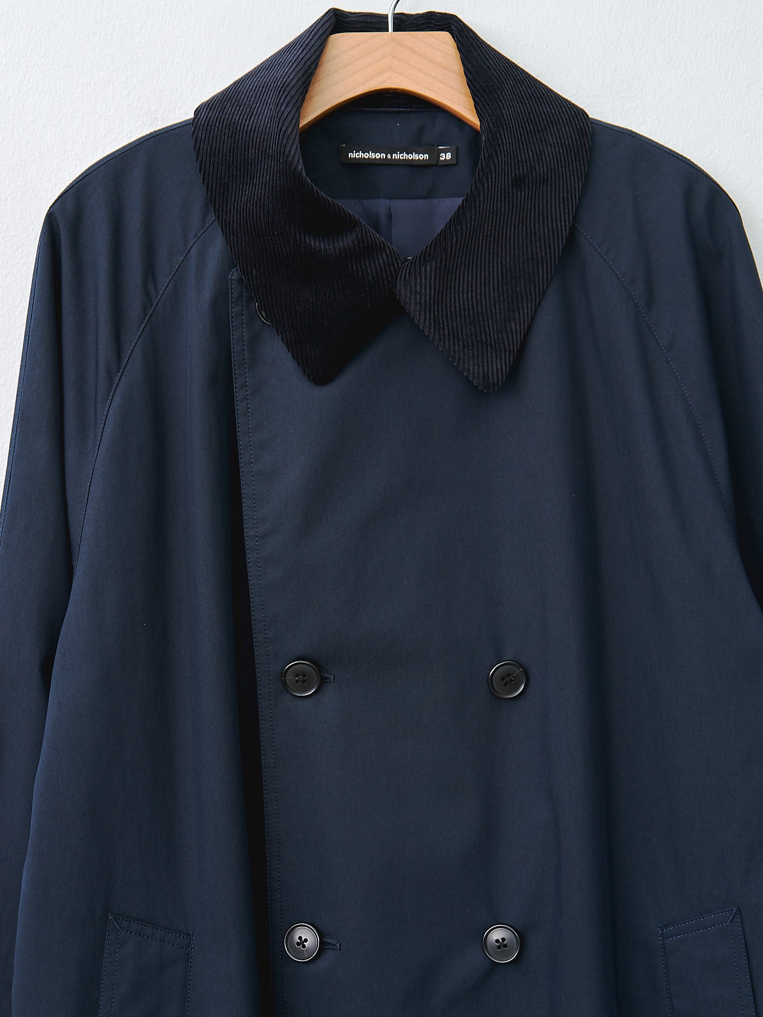 Namu Shop - Nicholson & Nicholson Gentle Coat - Navy/Navy