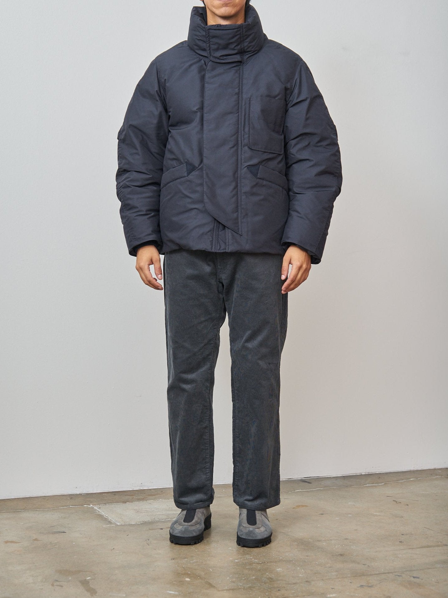 Namu Shop - Document Goosedown Flight Jacket - Navy