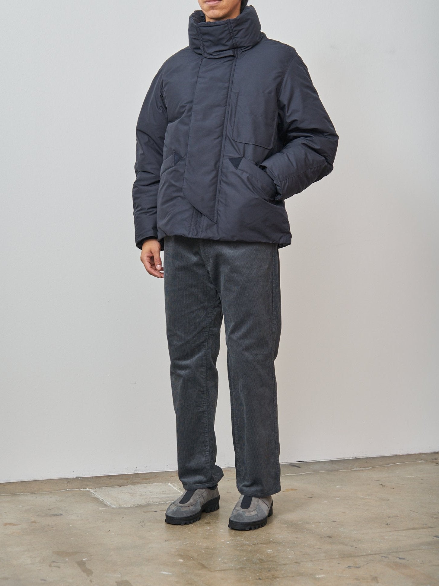 Namu Shop - Document Goosedown Flight Jacket - Navy