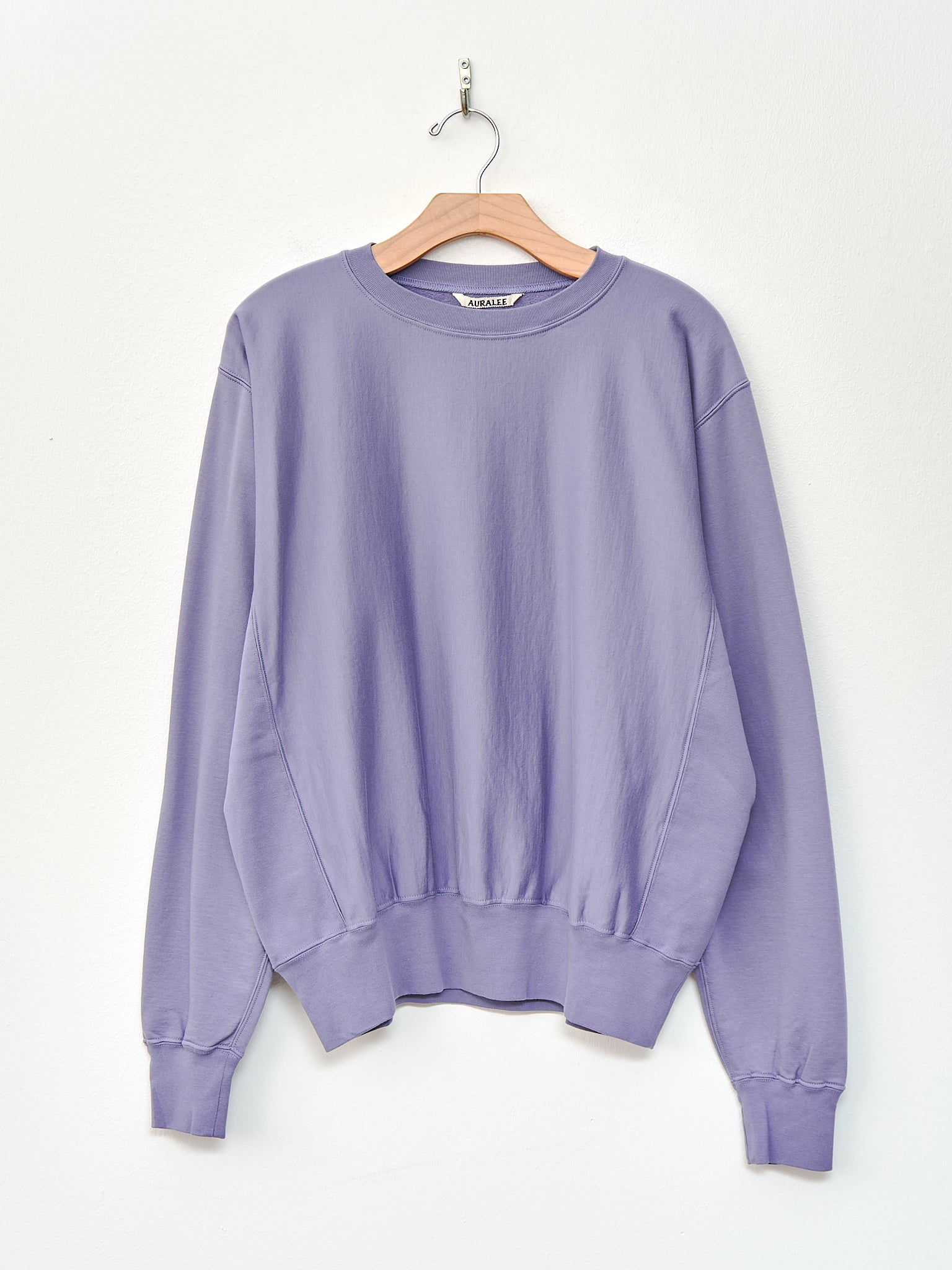 Namu Shop - Auralee Elastic High Gauge Sweat P/O - Purple