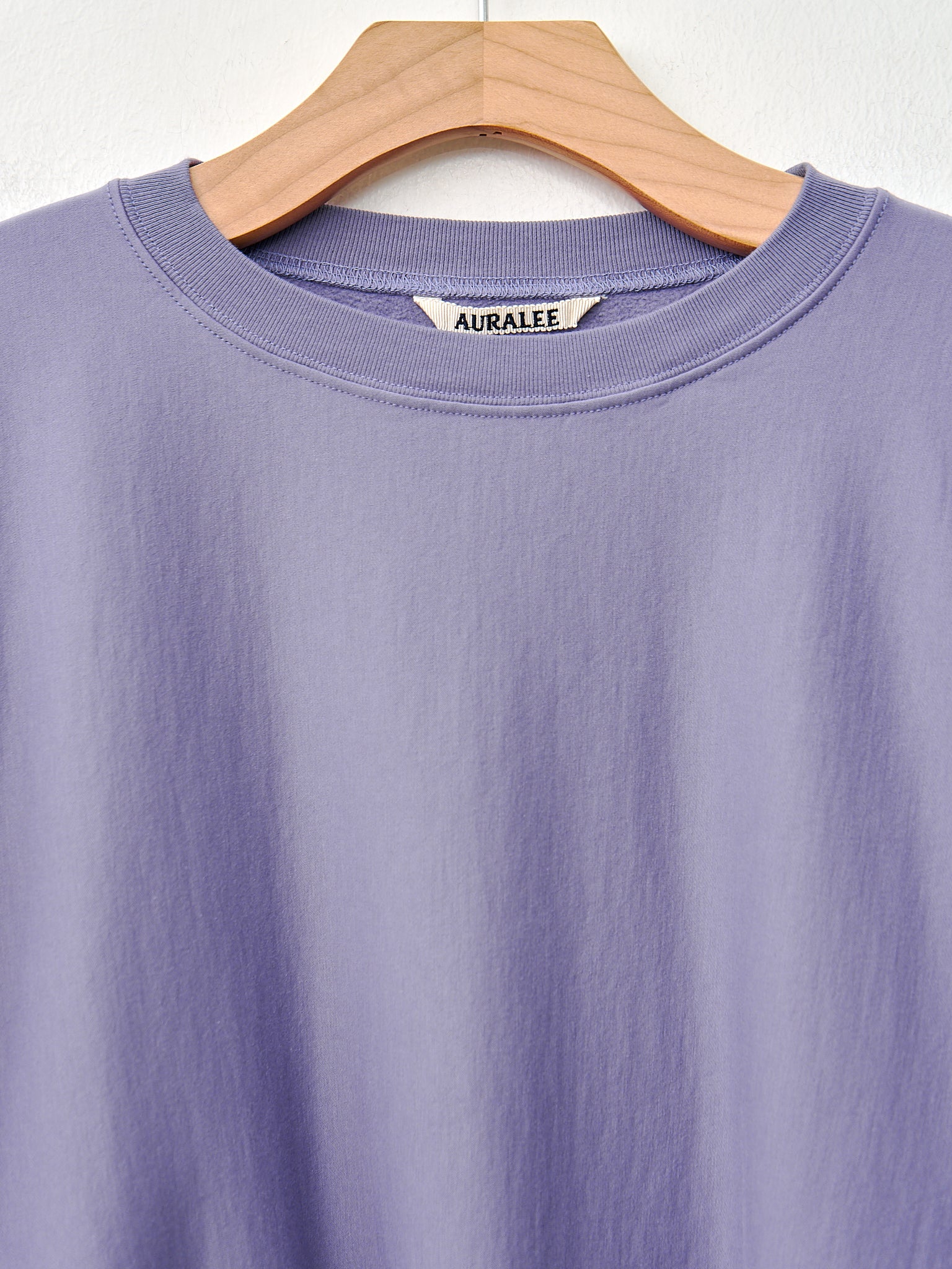 Namu Shop - Auralee Elastic High Gauge Sweat P/O - Purple