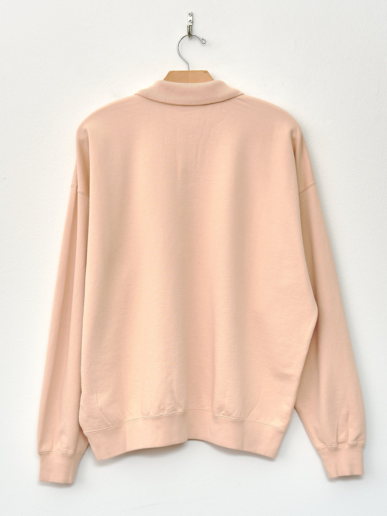 Namu Shop - Auralee Pima Light Sweat Polo - Light Pink