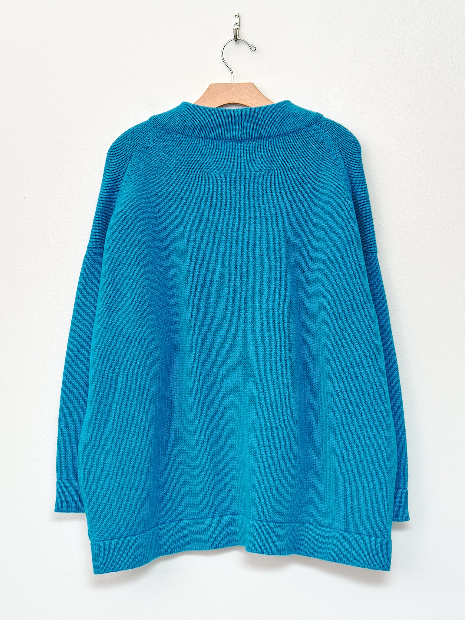 Namu Shop - Toogood The Forager Cardigan - Lambswool Arctic Blue