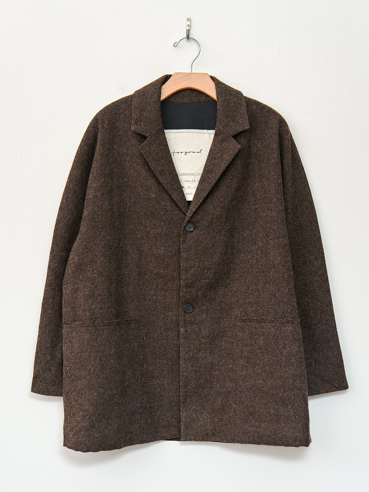 Namu Shop - Toogood The Fishmonger Jacket - Natural Wool Walnut