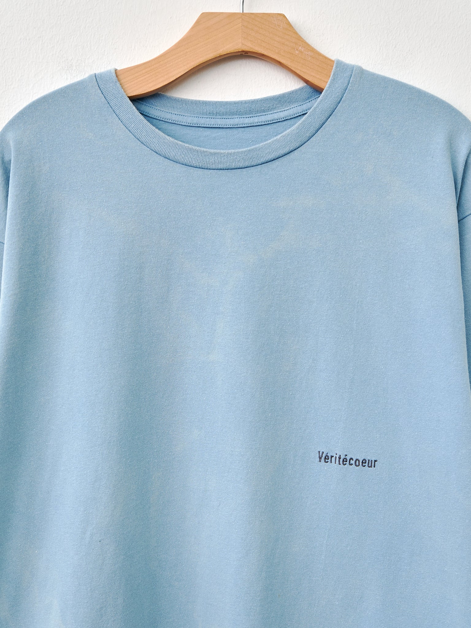 Namu Shop - Veritecoeur Vintage Long Sleeve Tee - Blue