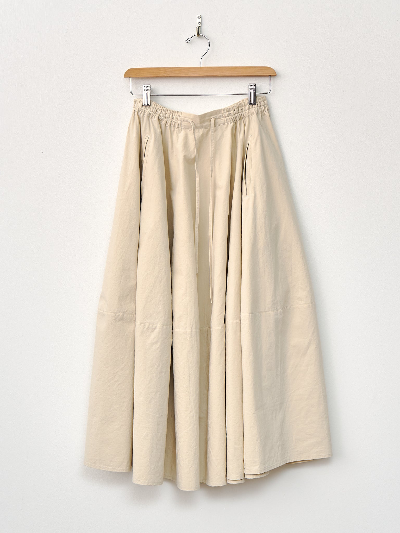 Namu Shop - Veritecoeur Circle Skirt - Cream Ivory