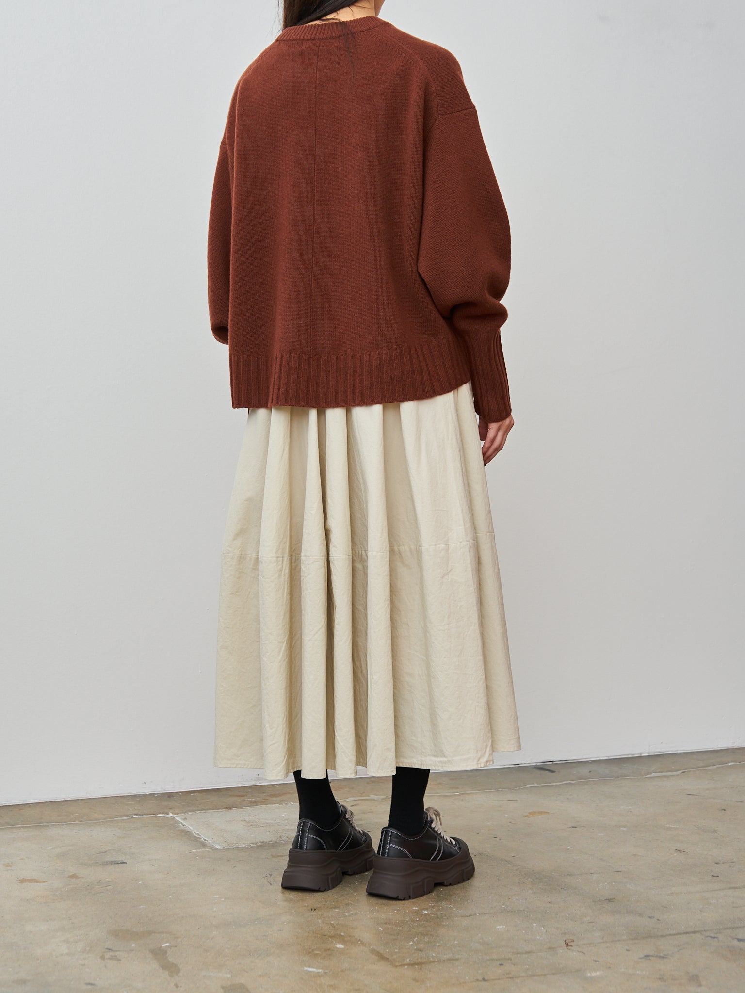 Namu Shop - Sayaka Davis Balloon Sleeve Sweater - Cinnamon