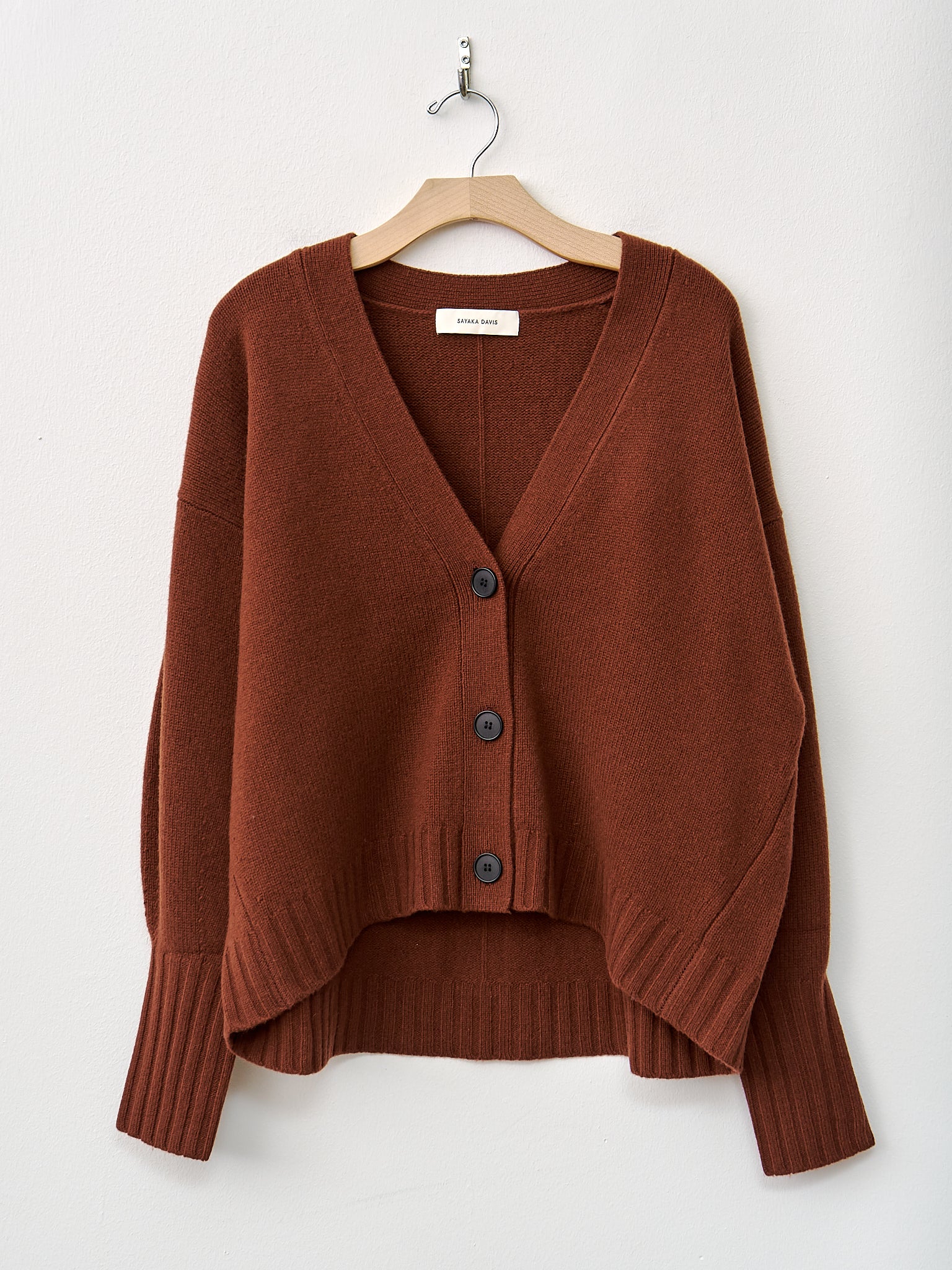 Namu Shop - Sayaka Davis Balloon Sleeve Cardigan - Cinnamon