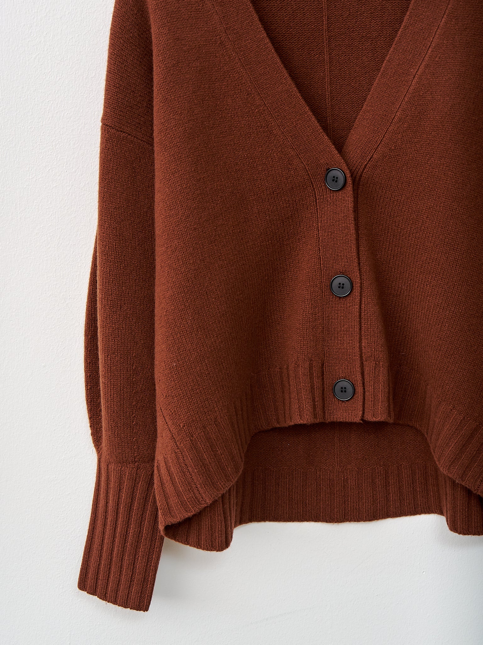 Namu Shop - Sayaka Davis Balloon Sleeve Cardigan - Cinnamon