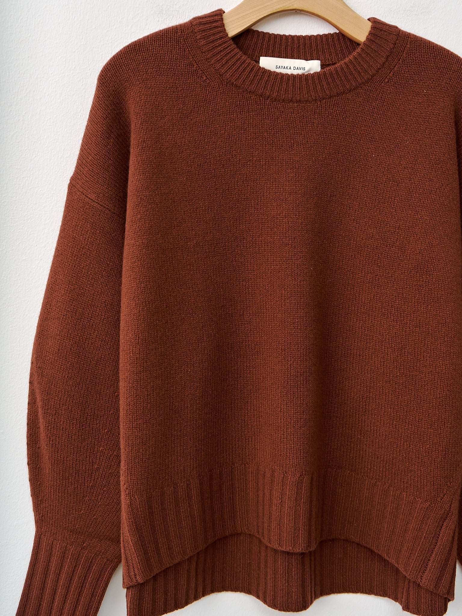 Namu Shop - Sayaka Davis Balloon Sleeve Sweater - Cinnamon