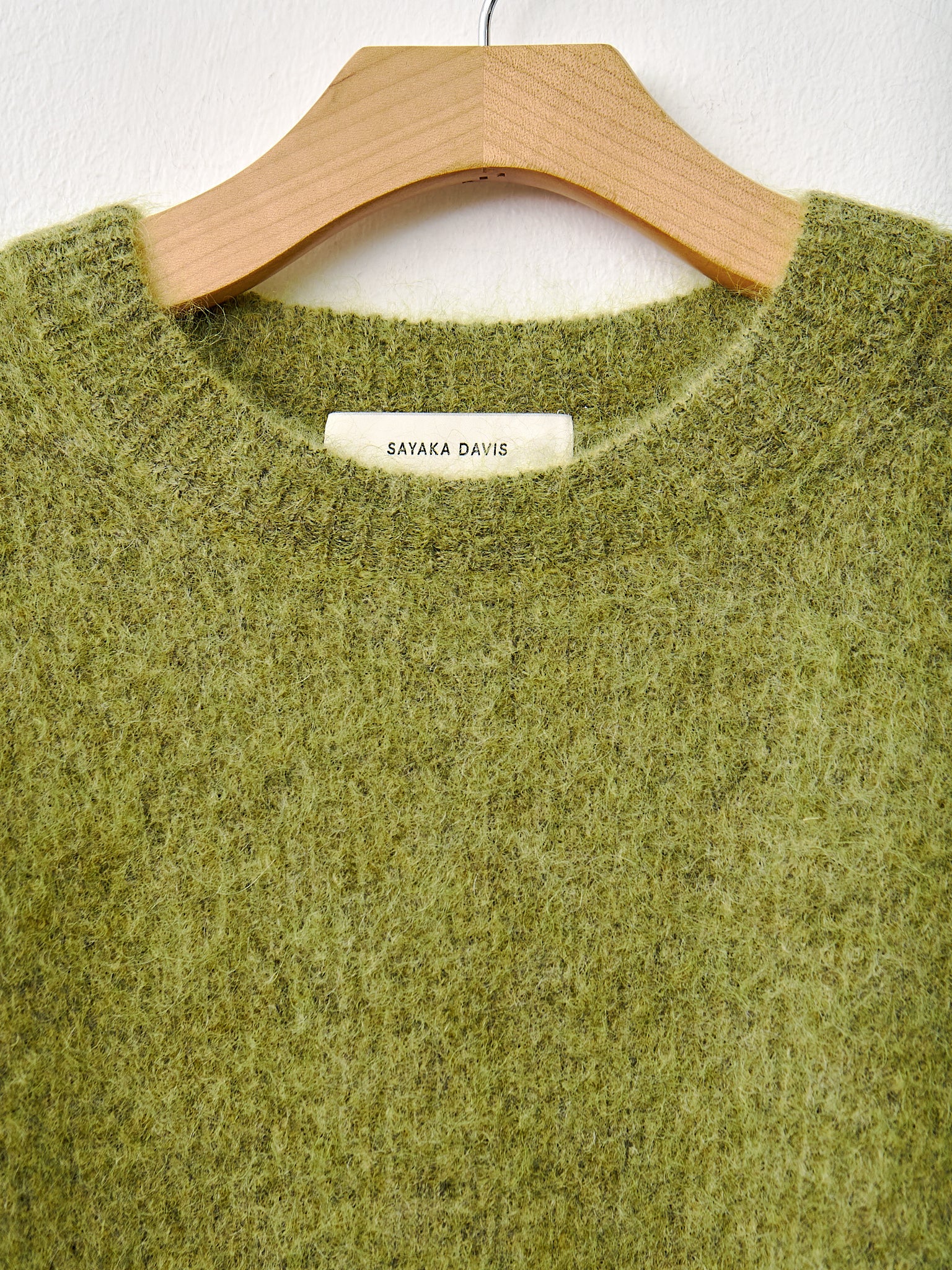 Namu Shop - Sayaka Davis Mohair Sweater - Matcha