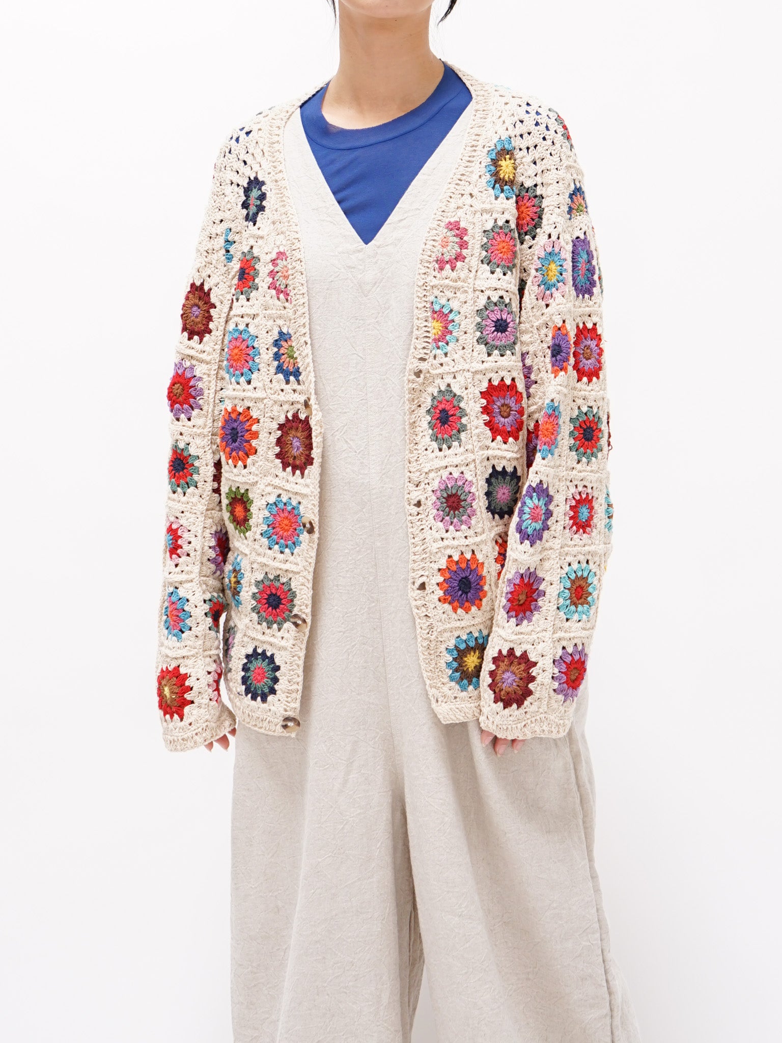 MacMahon Knitting Mills flower cardigan-