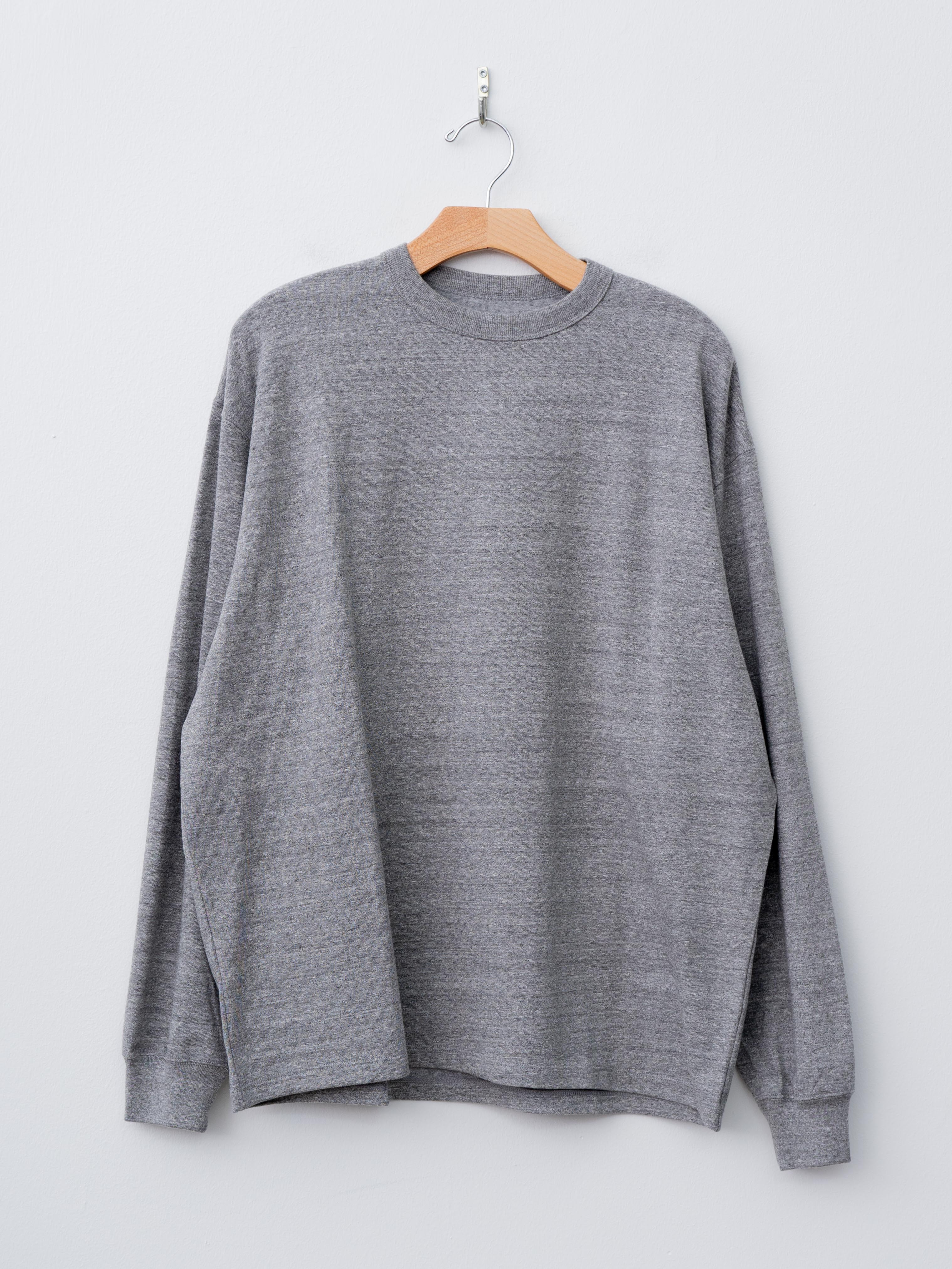 Namu Shop - Yoko Sakamoto Tsuriami L/S Crew Neck - Heather Gray