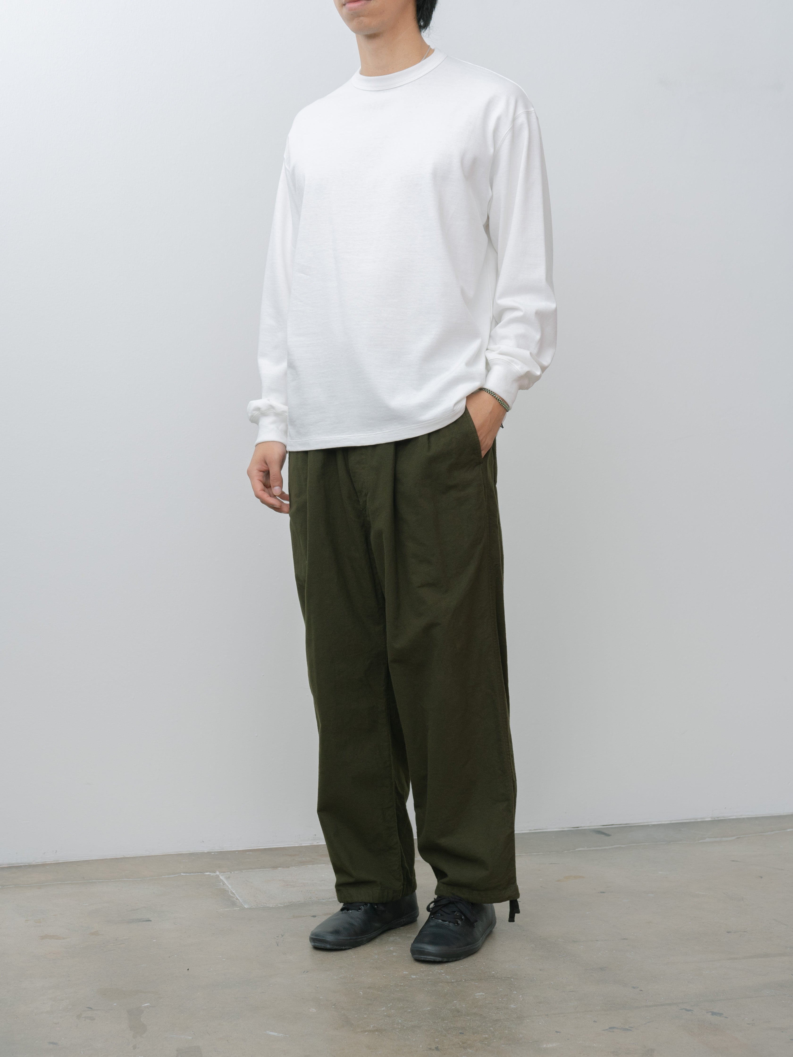 Namu Shop - Yoko Sakamoto Tsuriami L/S Crew Neck - White