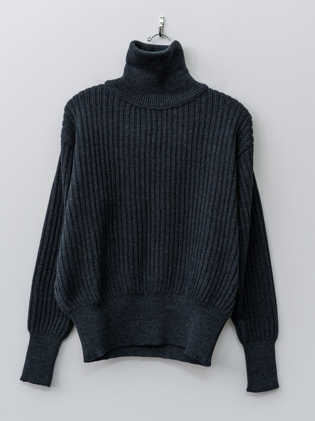 Namu Shop - Studio de Lostanges Funnel Neck Sweater - Navy