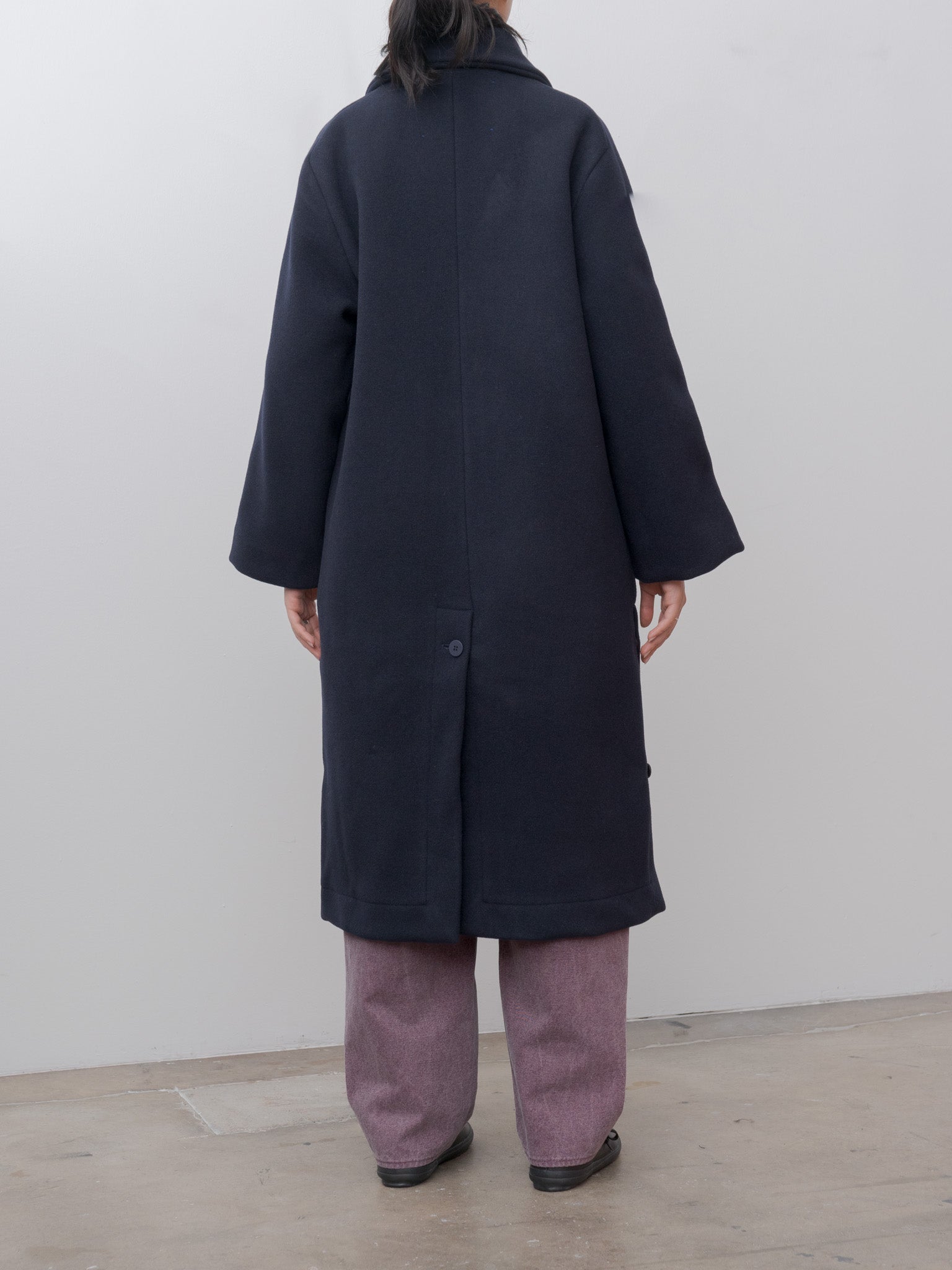 Namu Shop - Studio de Lostanges Long Coat - Navy