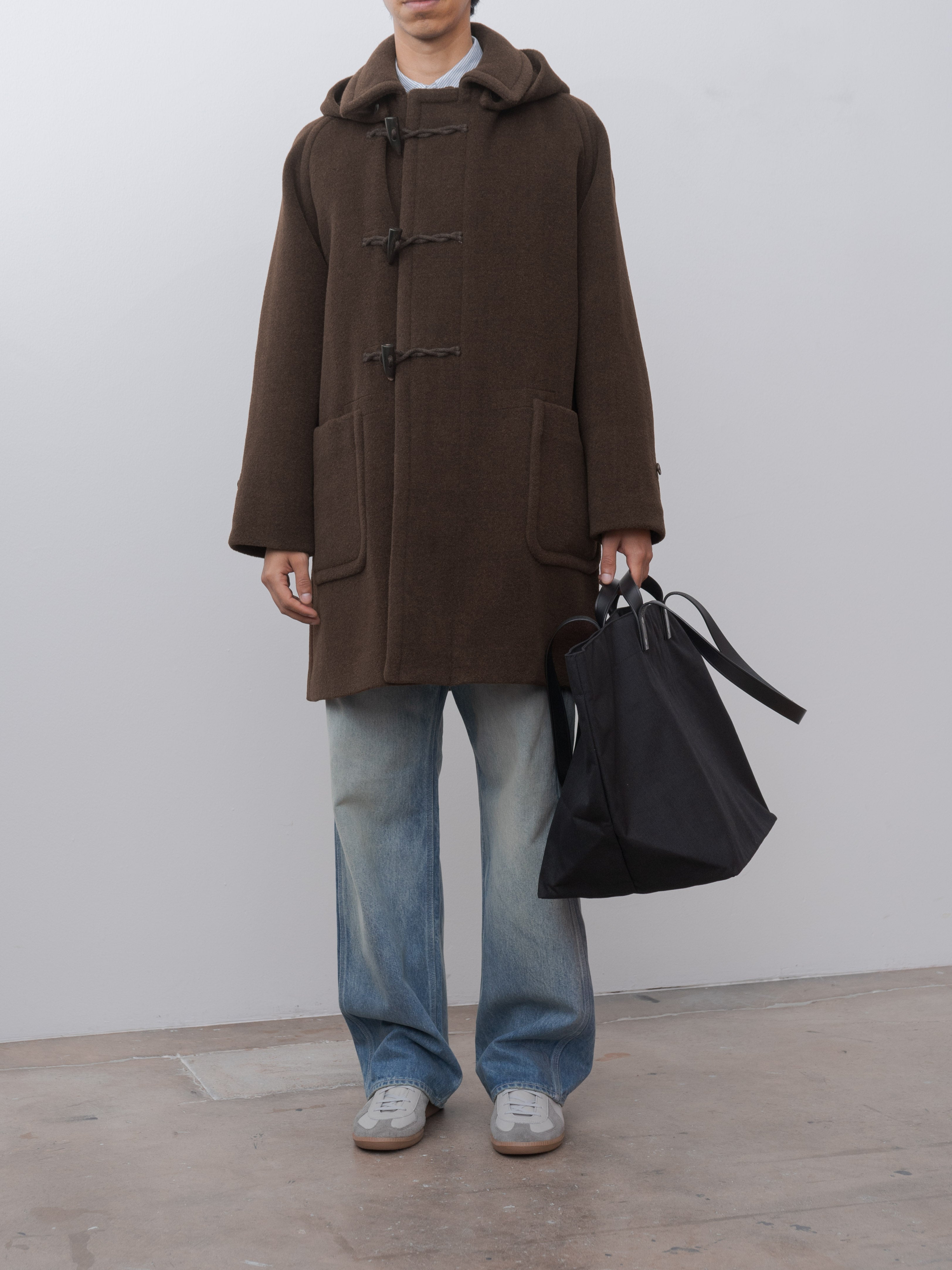 Namu Shop - Kaptain Sunshine Duffel Coat - Top Mix Brown