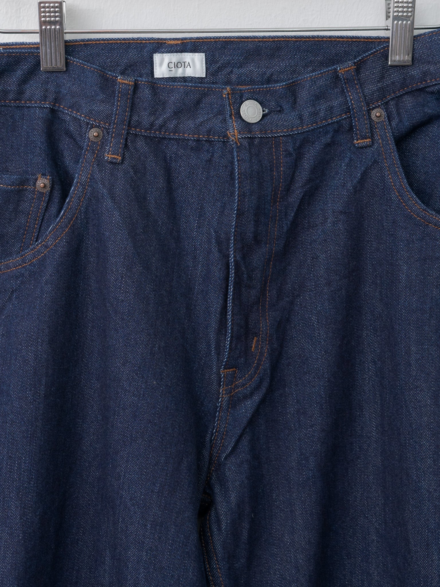 Baggy 5 Pocket Pants - Navy/One Wash