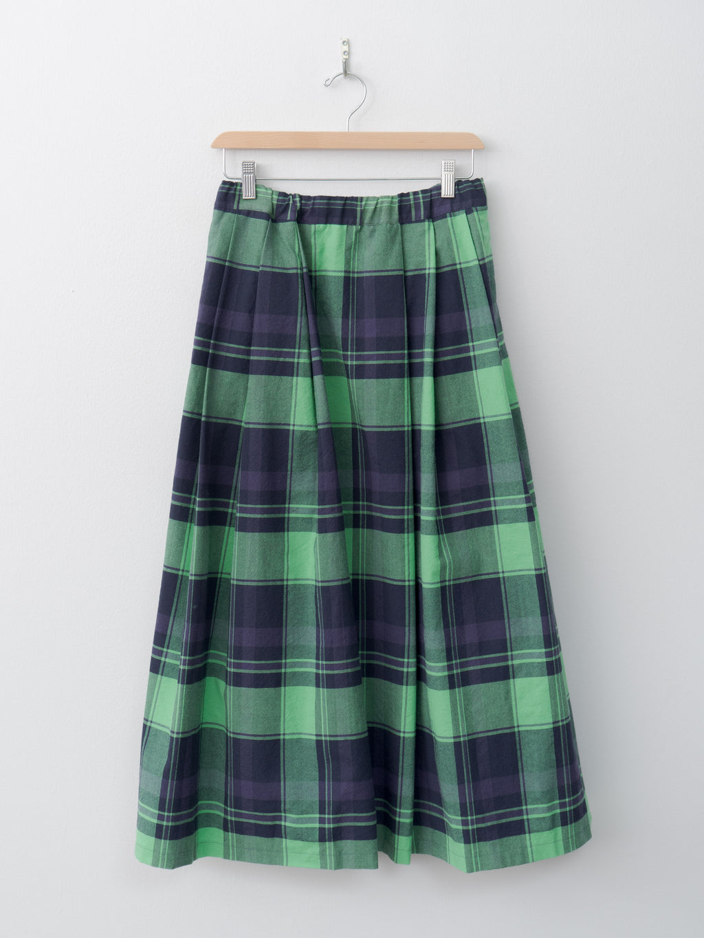 Tuck Skirt - Green Check