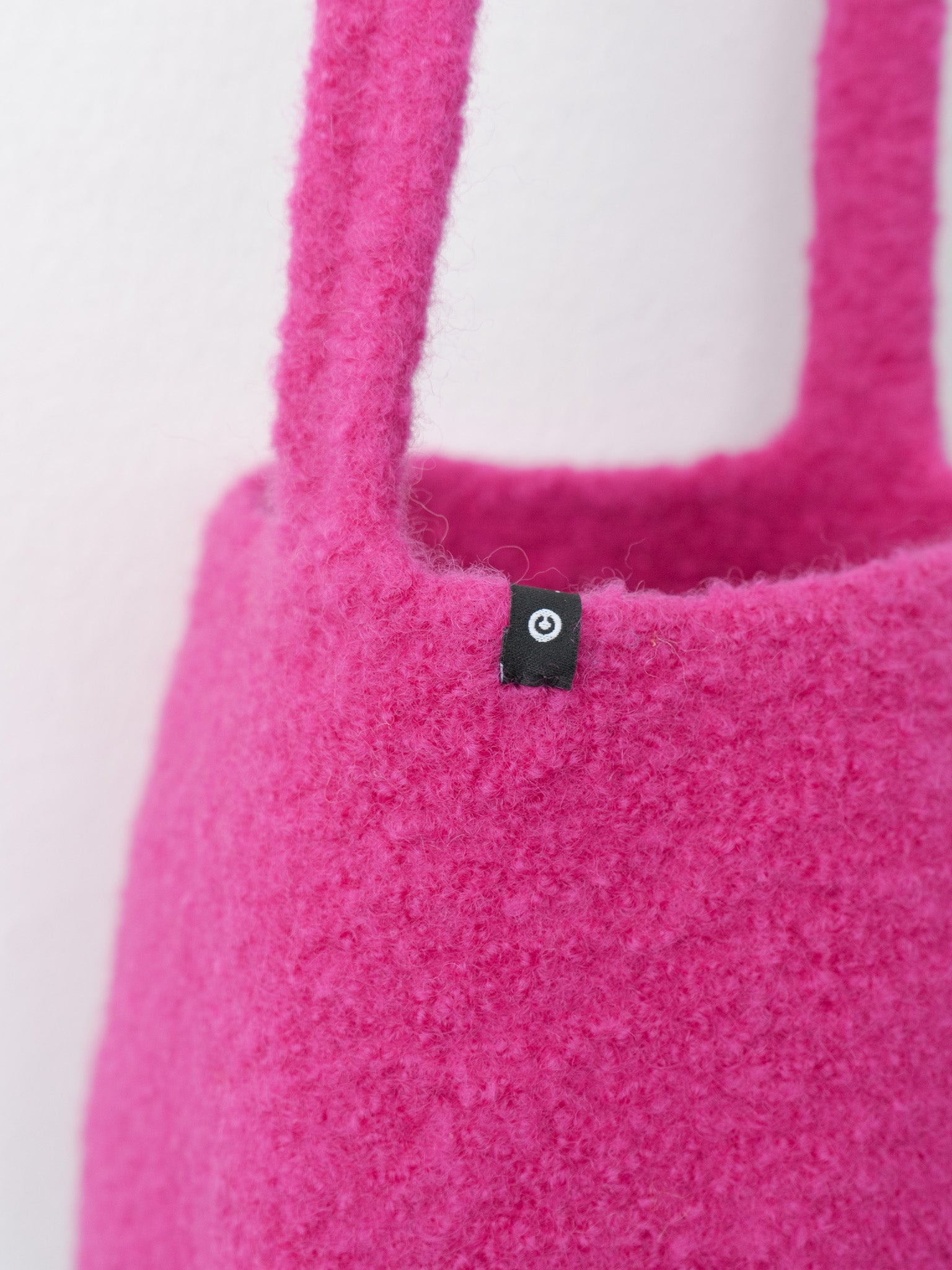 Long Strap Smallest Bucket Bag - Fuschia