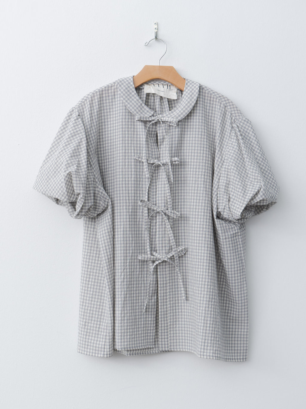 Auntie Shirt - Grey Check