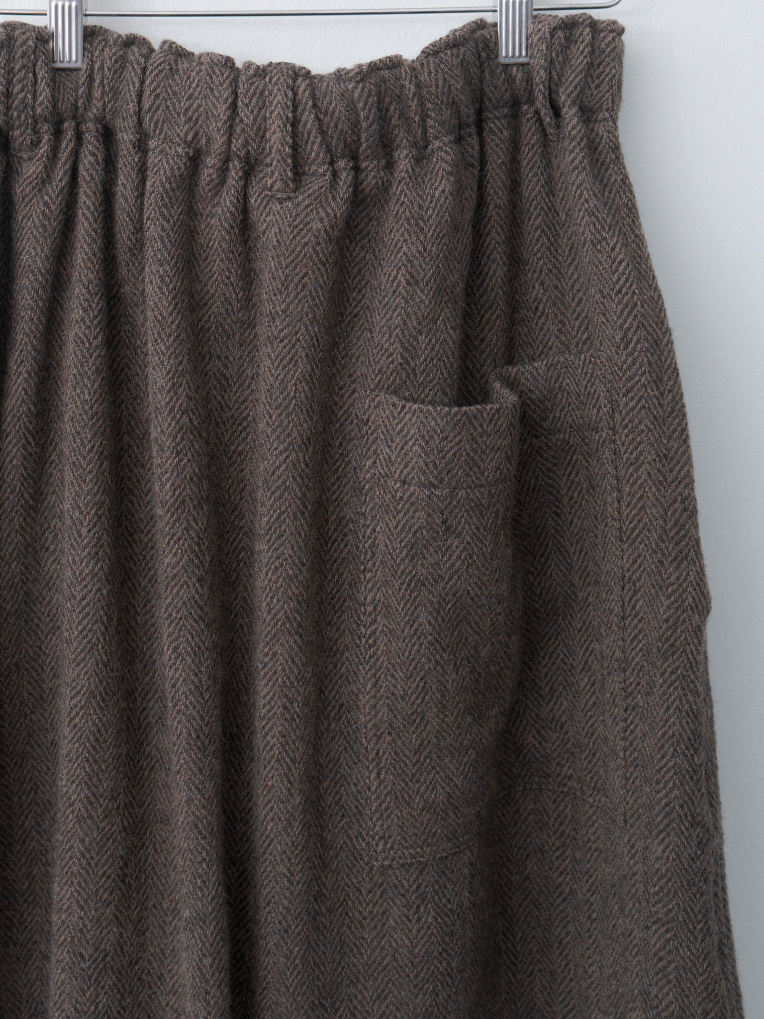 Herringbone Skirt - Brown