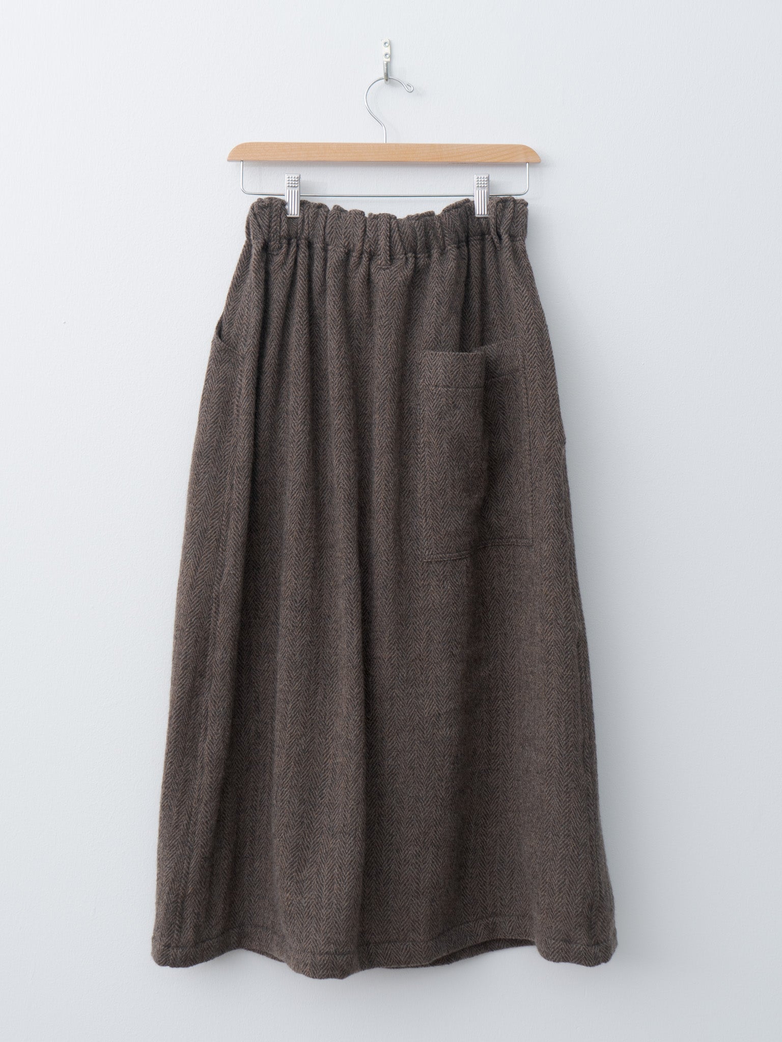 Herringbone Skirt - Brown