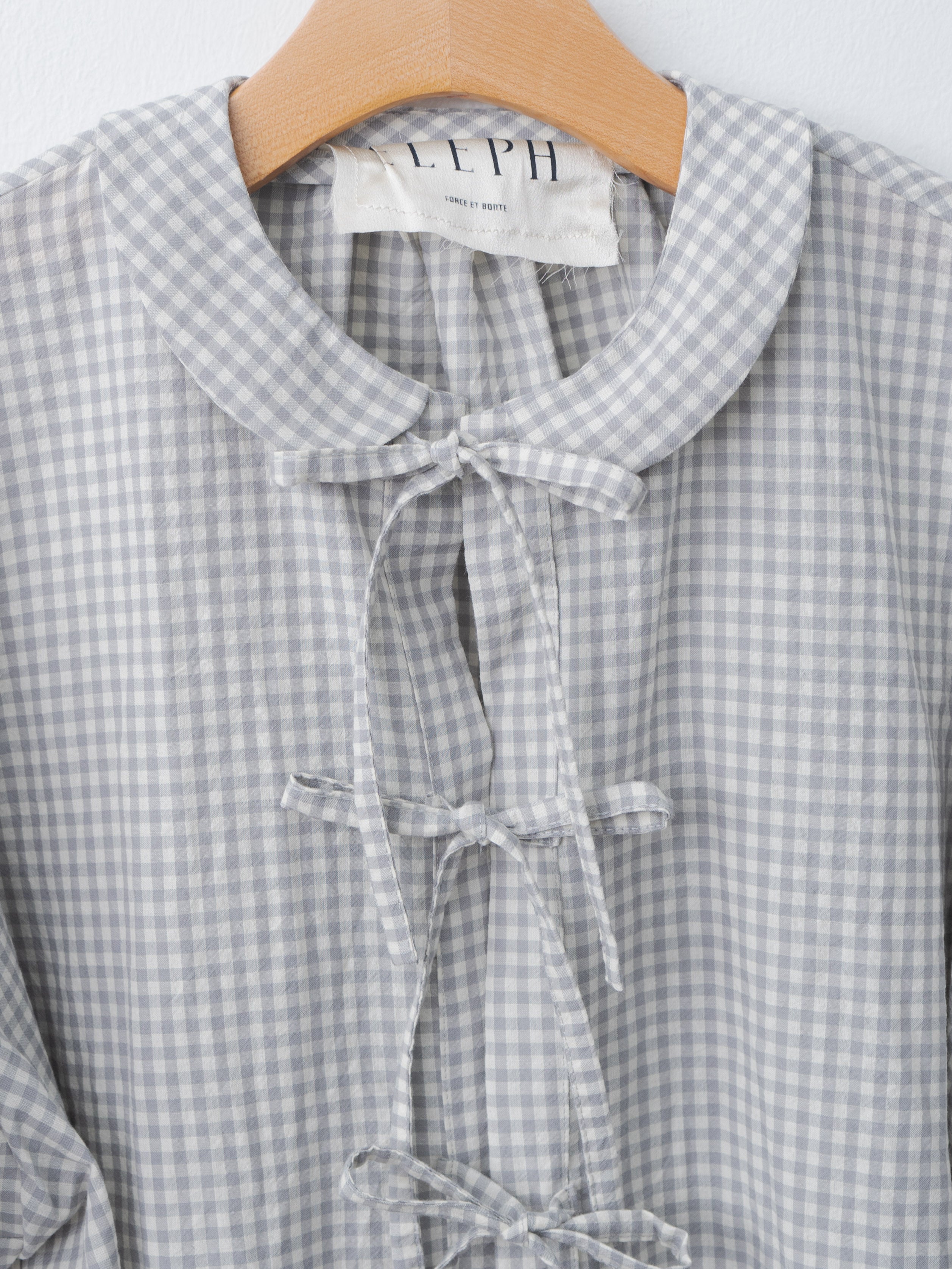 Auntie Shirt - Grey Check