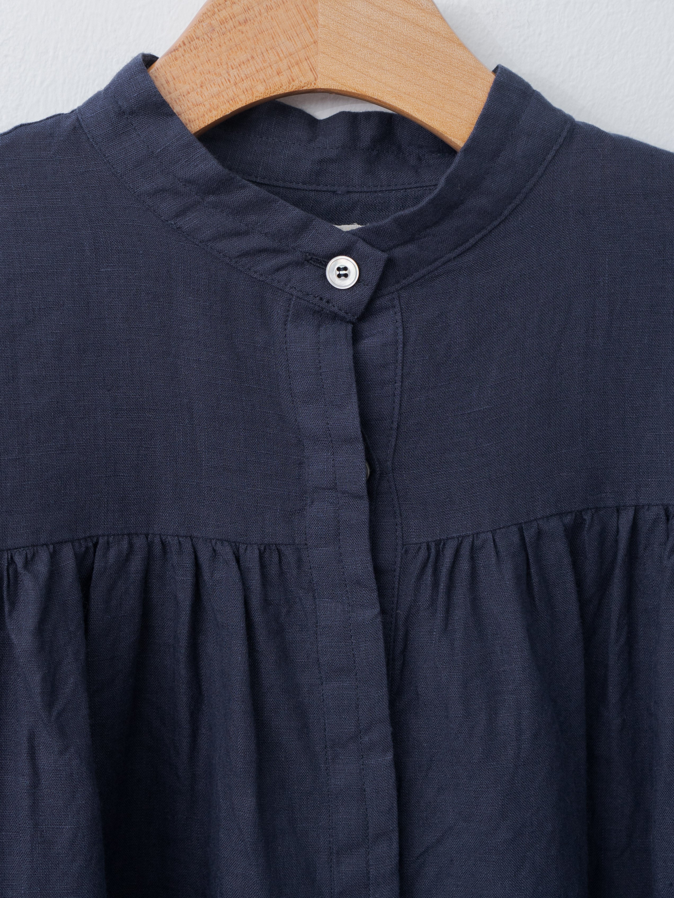 Linen Shirt - Navy