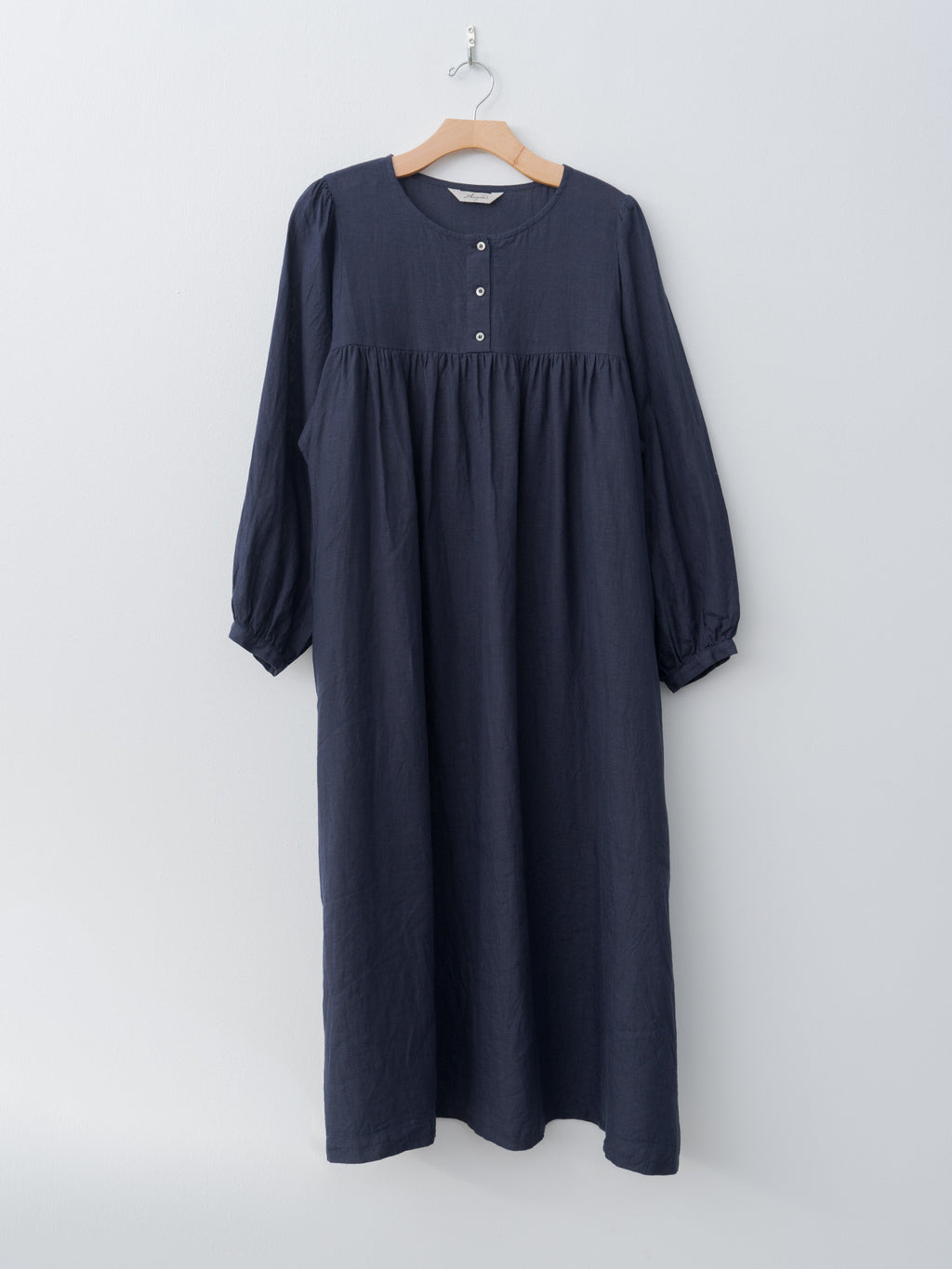 Linen Dress - Navy