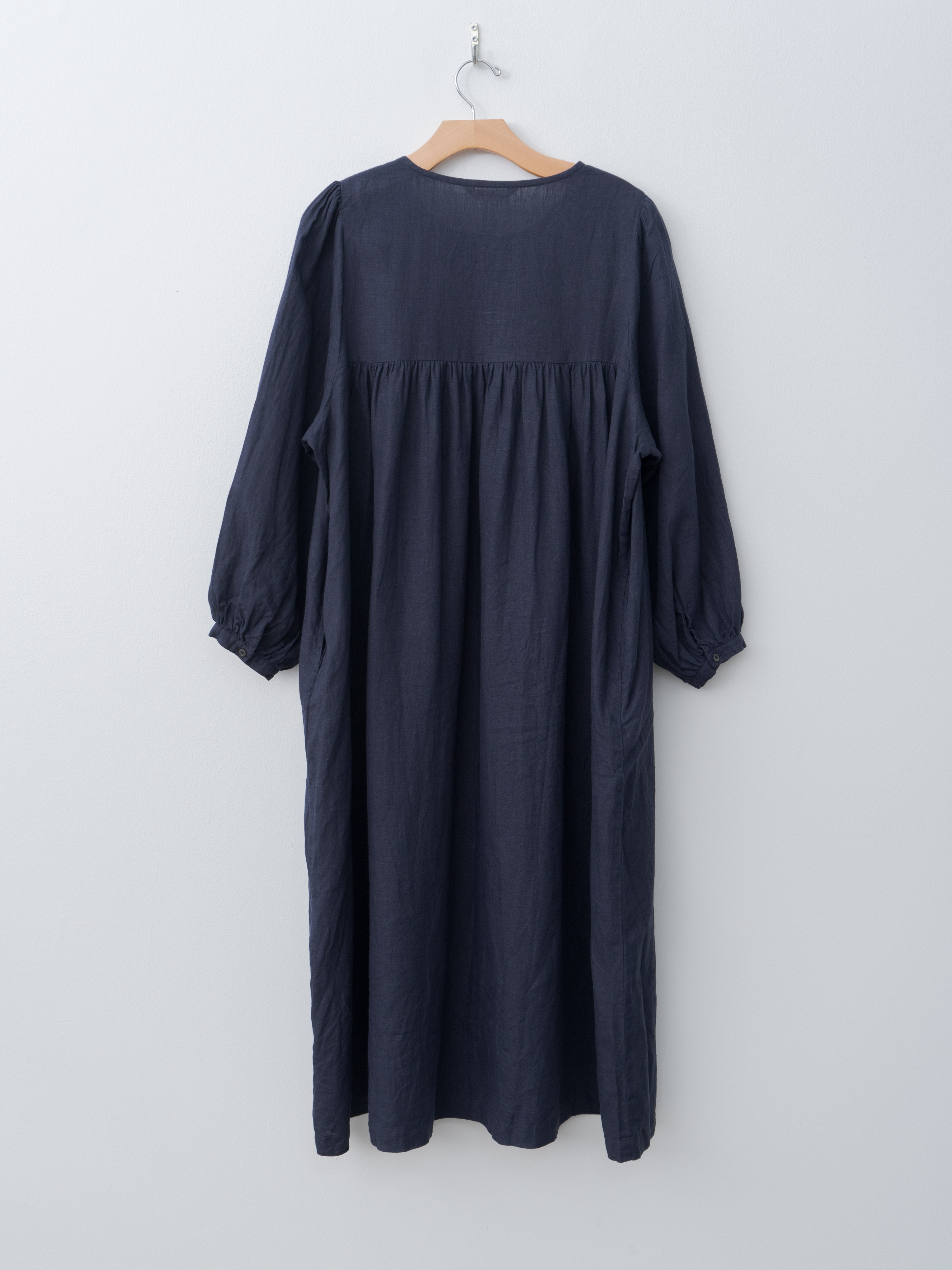 Linen Dress - Navy