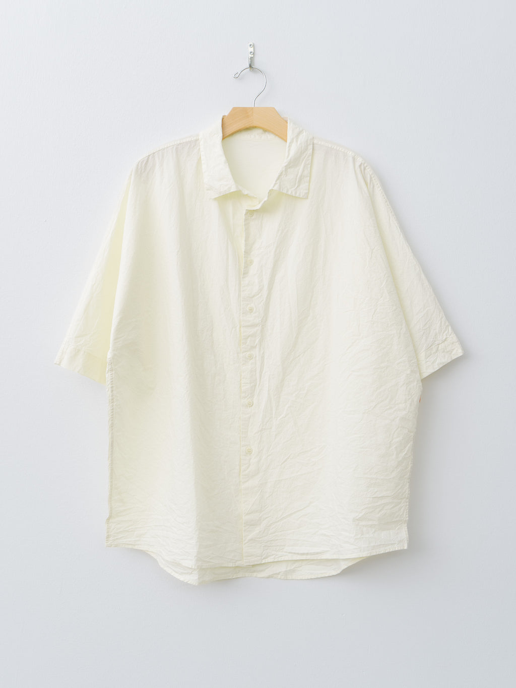 Waga Short Sleeve Shirt L COT - Natural