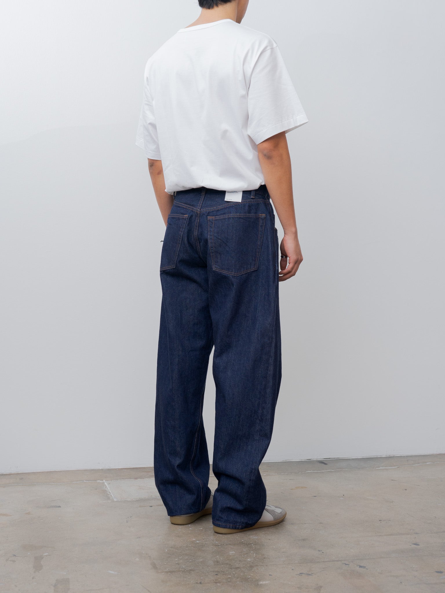 Baggy 5 Pocket Pants - Navy/One Wash